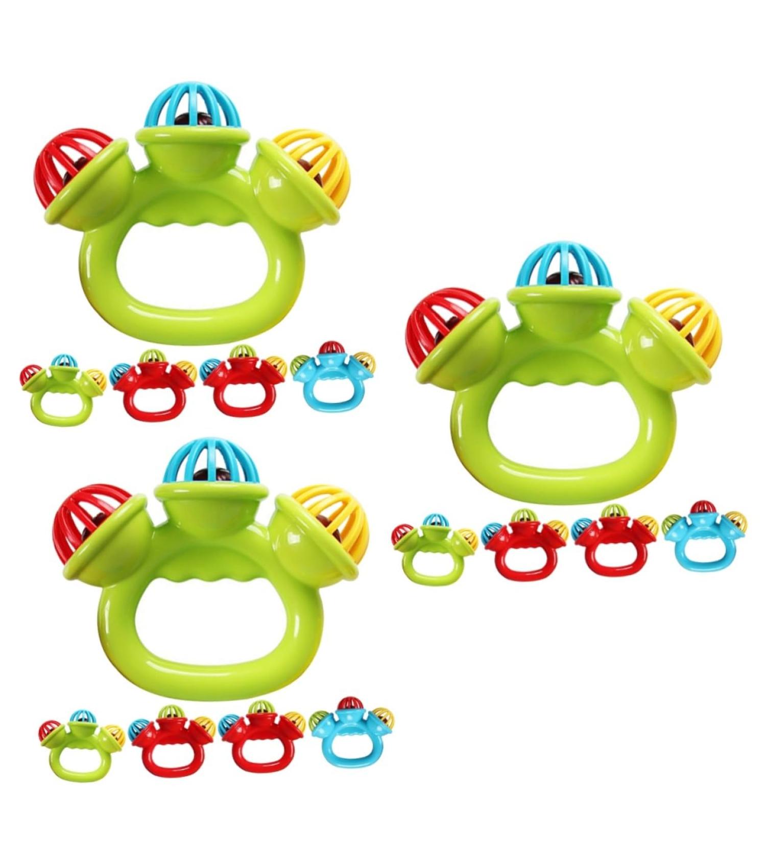 Shop Toyandona 15 STK Handbell Toys - Interactive Baby Toys & Cell Phones for Newborns | Safe Grip & Bite-Friendly - Buy Online on GoSupps.com