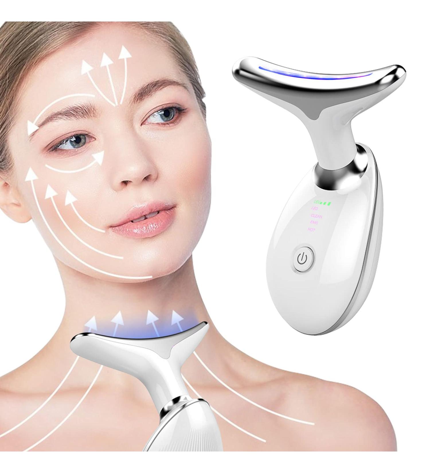 Firming Wrinkle Removal Device | Skin Rejuvenation Beauty Tool for Neck & Face | Double Chin Reducer & Massager - Buy Online on GoSupps.com