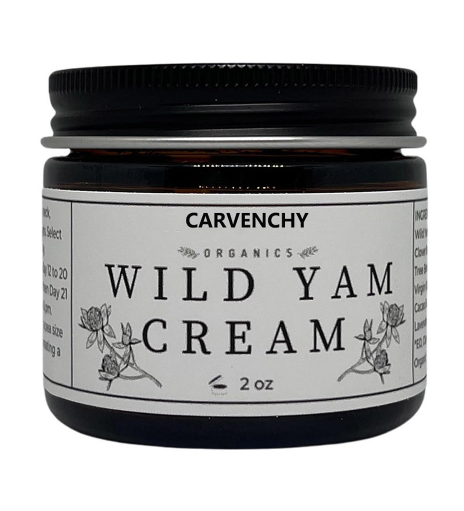 Organic Wild Yam Cream for Hormone Balance | Enriched Natural Moisturizer | 2OZ | Ideal for Night Sweats & All Skin Types - Buy Online on GoSupps.com