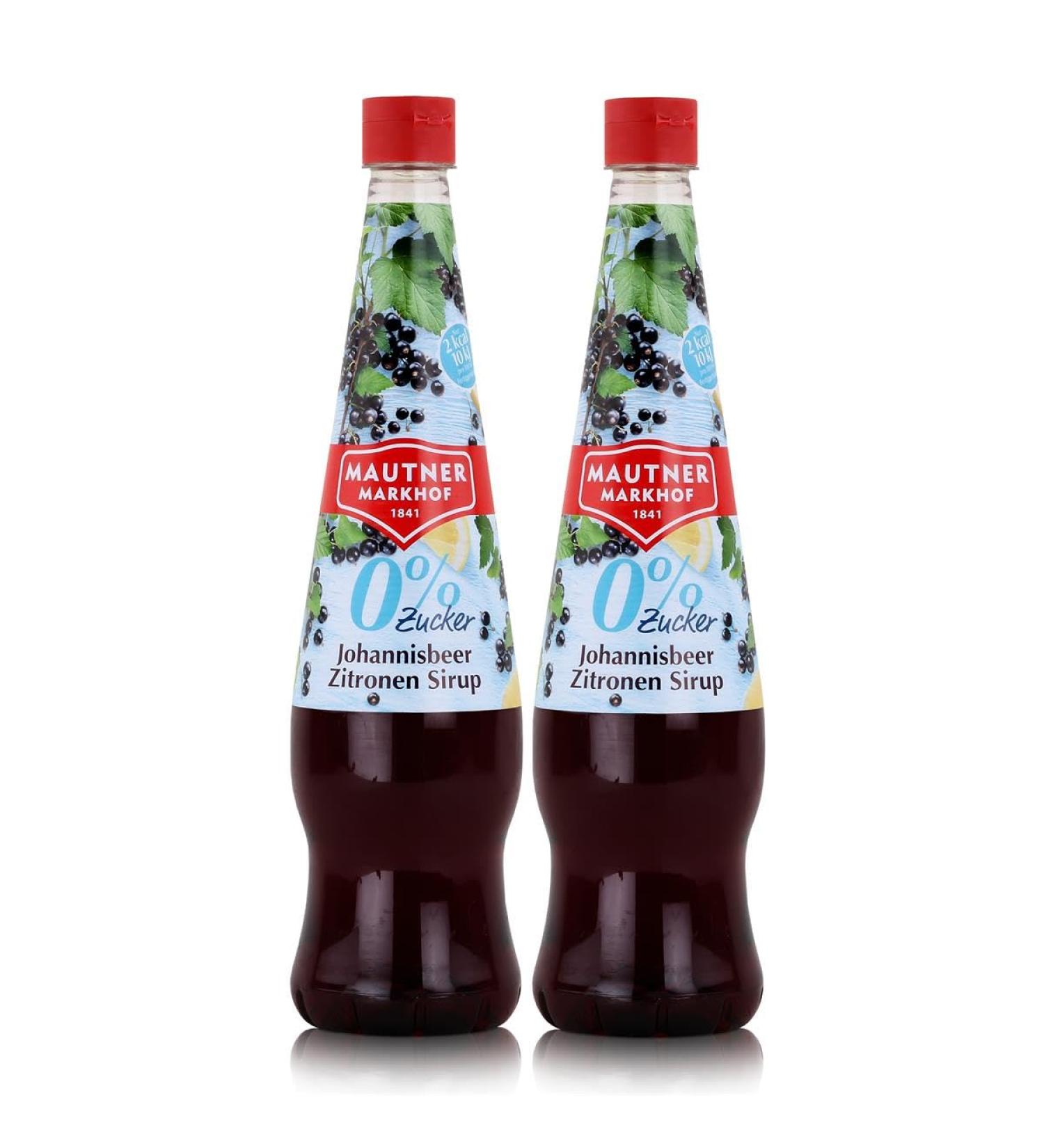  Mautner Markhof Mautner Markhof Millepor lemon syrup 0% sugar PET 0.7 l 2 x - Buy Online on GoSupps.com