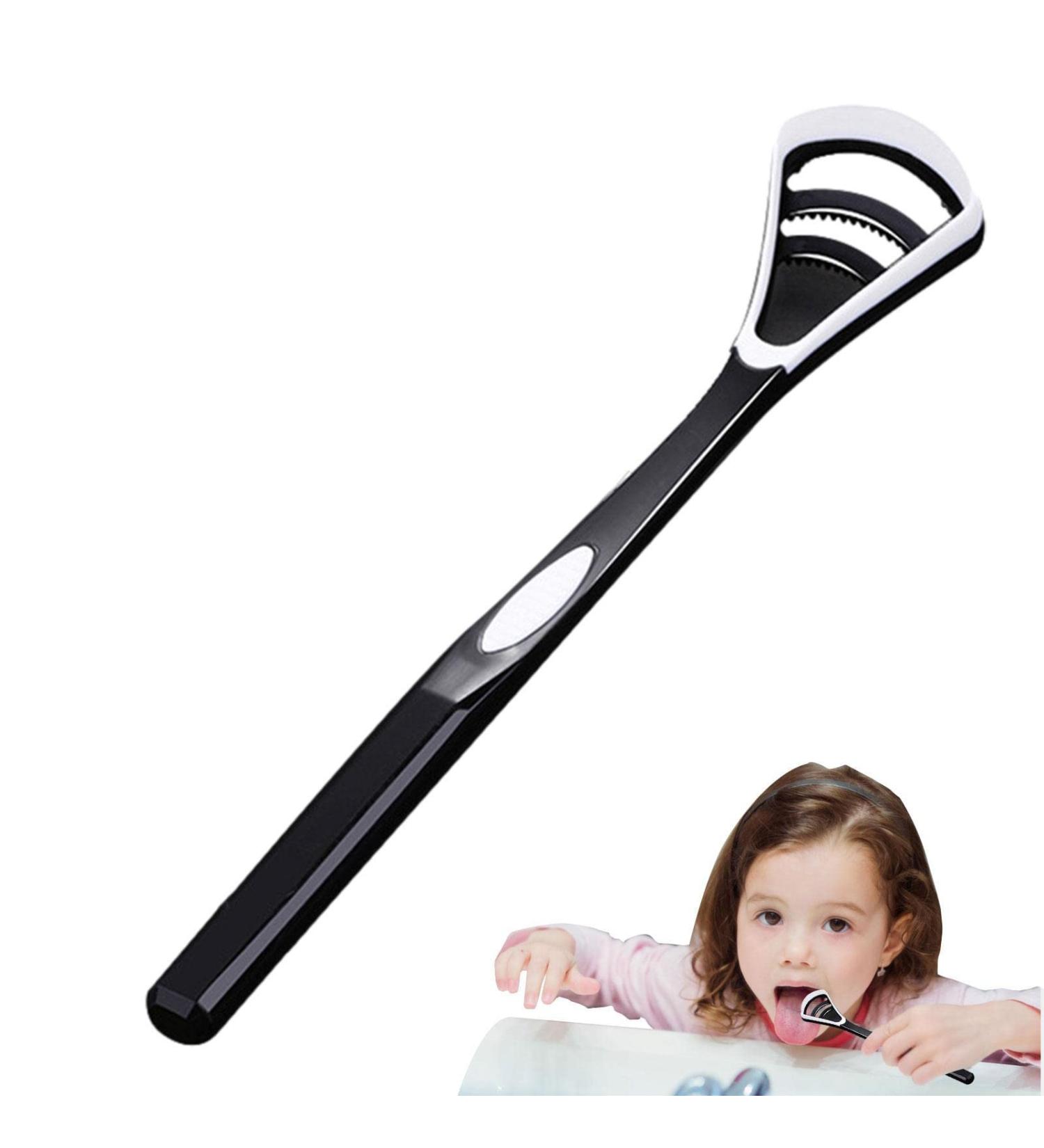 Tebinzi Tongue Scraper for Adults & Kids | 5-Piece Tongue Cleaning Brush Set | Bad Breath & Oral Care Solution - Buy Online on GoSupps.com