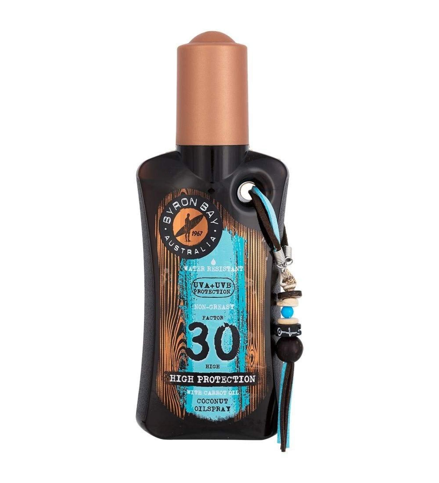 Byron Bay LSF 30 Olejek do Opalania 200ml - Kokosowy Olej z Uwodzicielskim Zapachem - Idealny na Wakacje - Buy Online on GoSupps.com