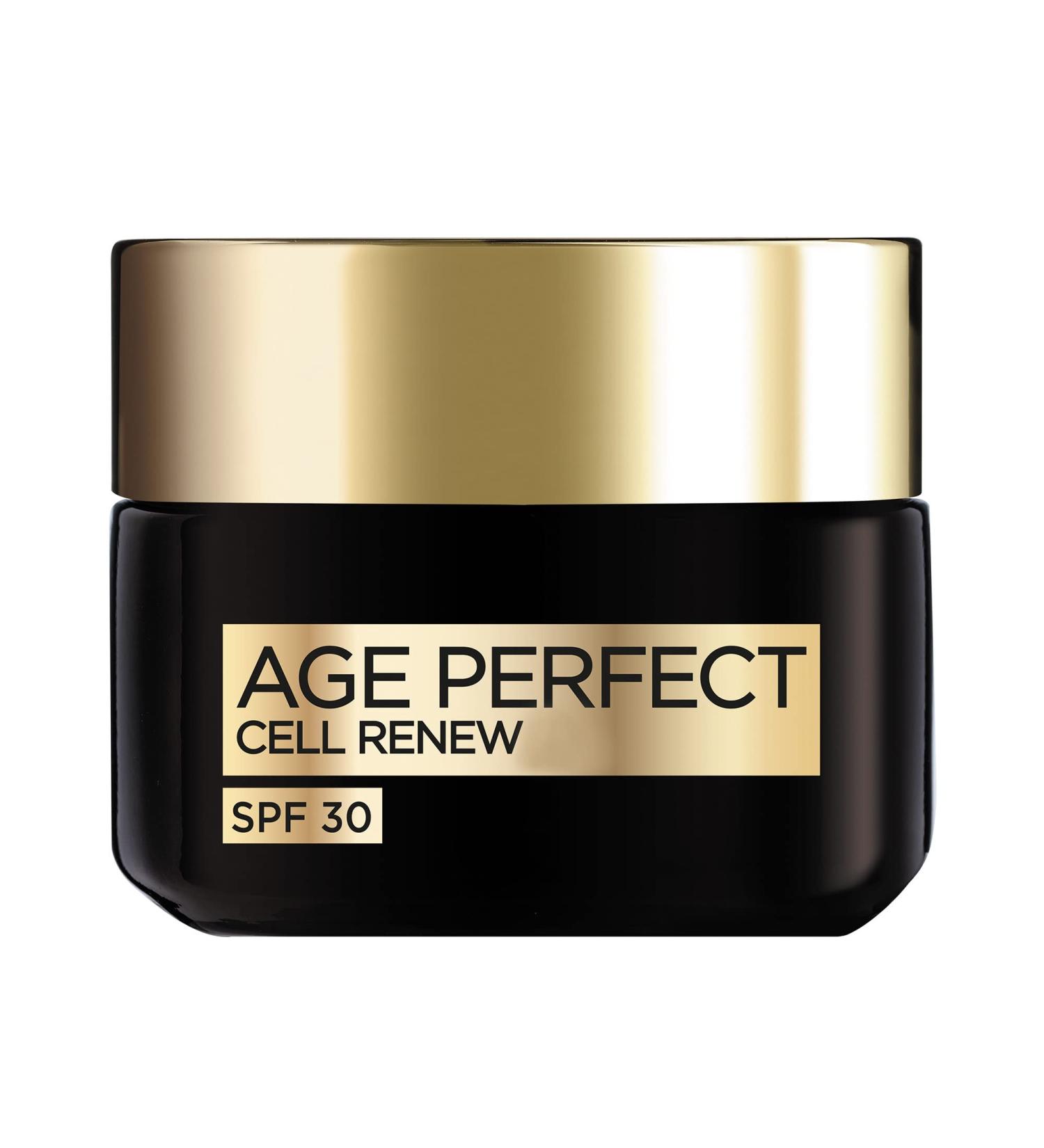L'Oreal Paris Cell Renew Day Cream Age Perfect Anti-Oxidant Recovery Complex Eye Cream With SPF 30 For Anti- Wrinkle Firmness Radiance And UV Protection 50ml - Buy Online on GoSupps.com