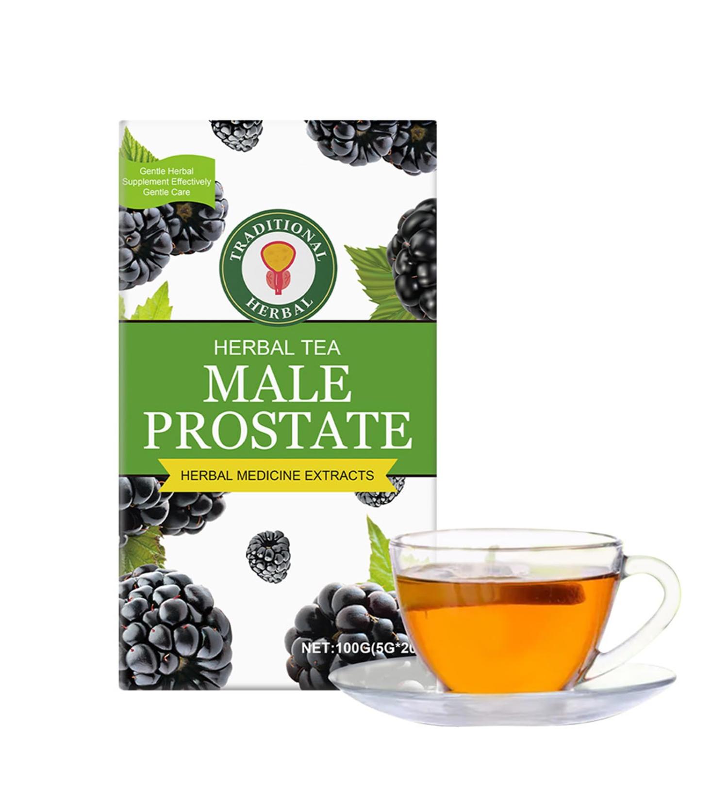 Men's Prostate Health Tea helps men maintain healthy prostate and urinary system nutrition and relieves prostate symptoms. 5g*20bags - Buy Online on GoSupps.com