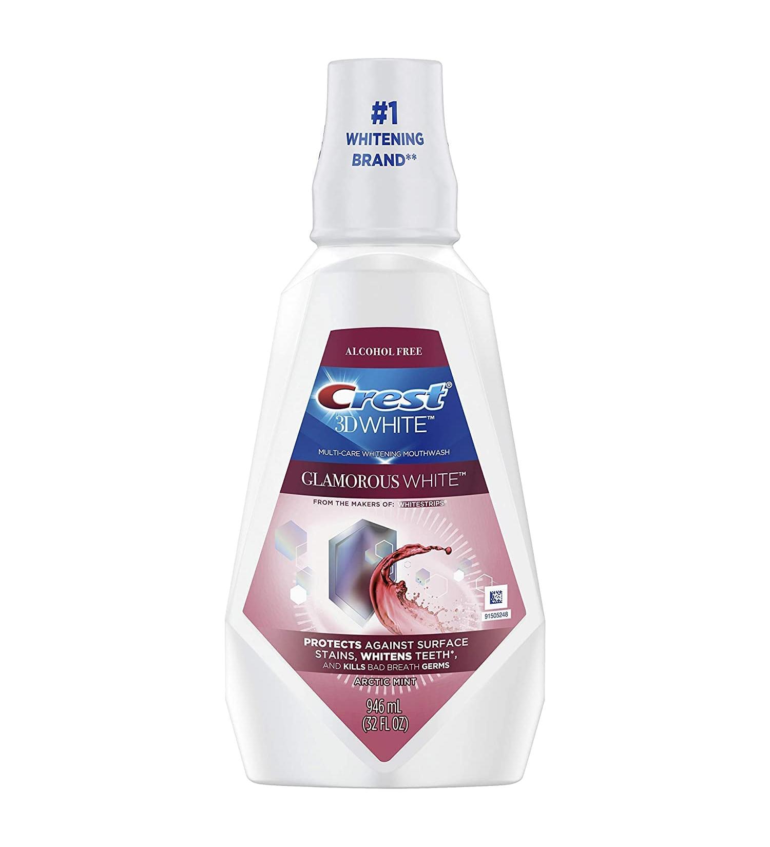 Crest Whitening Rinse Fresh Mint Mouthwash - 946 ML
