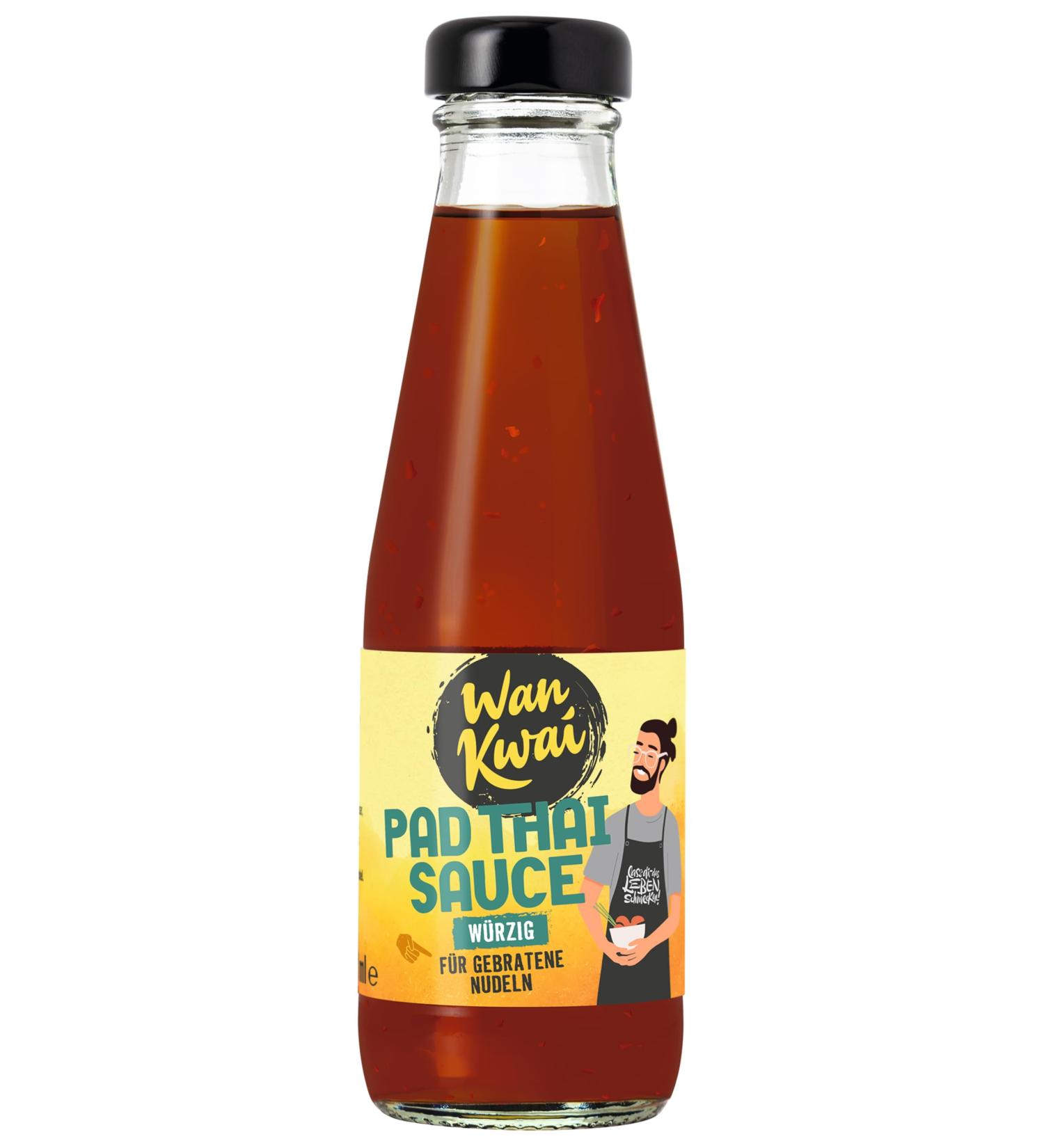 Buy Wan Kwai Pad Thai Sauce 6 x 200ml - Authentic Sweet Sour & Salty Taste for Home Cooking | International Shipping - Buy Online on GoSupps.com
