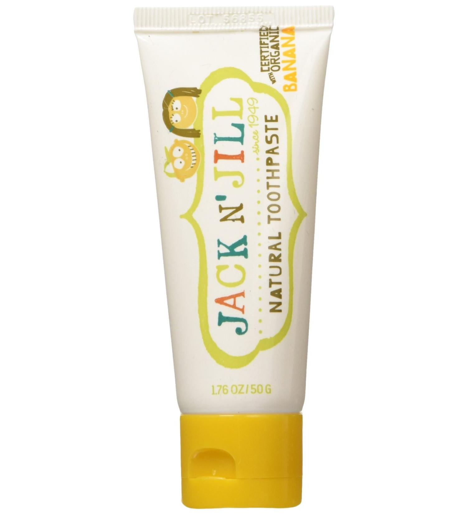 Jack N' Jill Natural Toothpaste Banana 1.76oz (Pack of 2) by Jack N' Jill - Buy Online on GoSupps.com