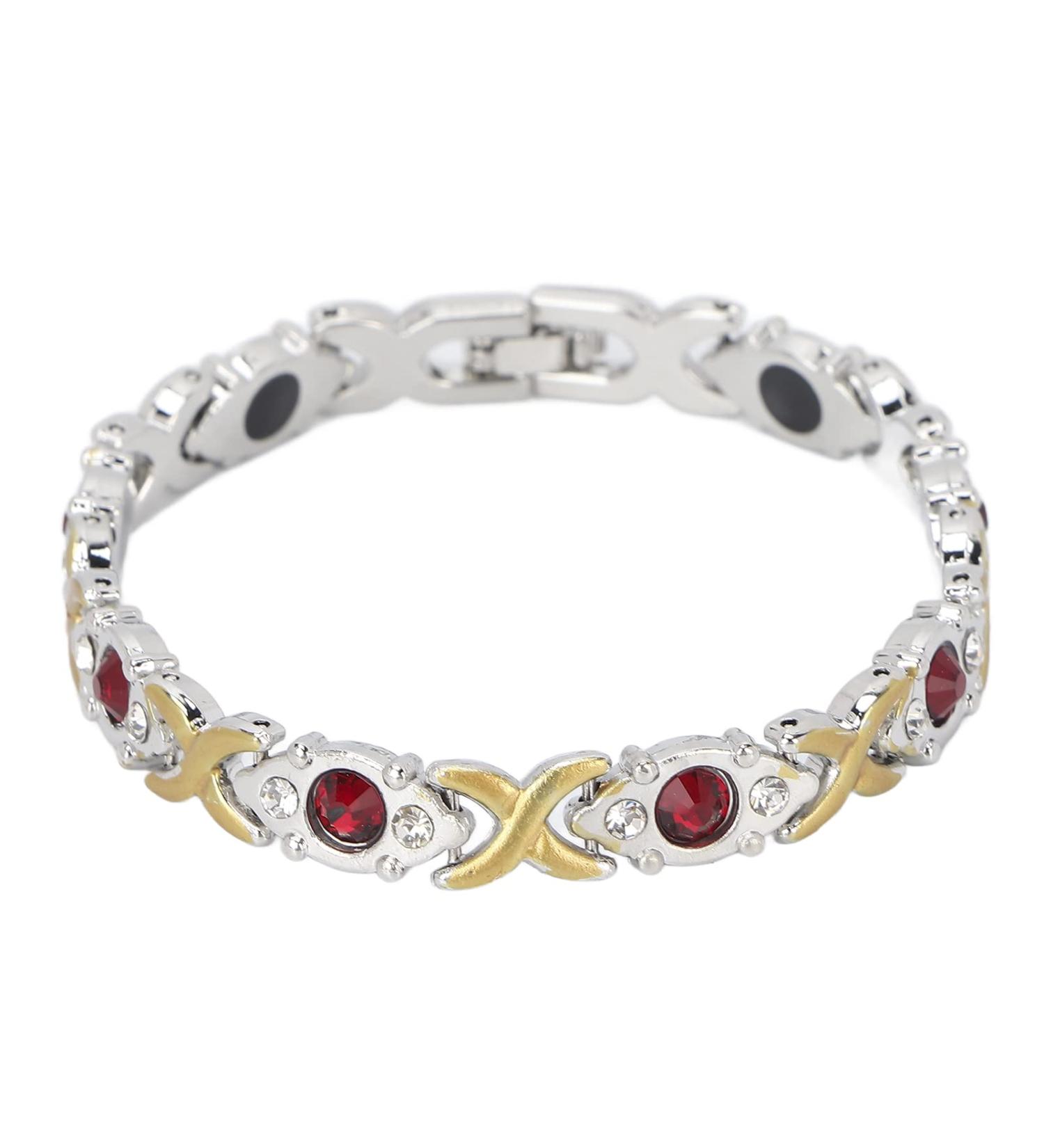 Magnetic Bracelet for Weight Loss & Pain Relief | Adjustable Healing Bangle for Women | Anti-Fatigue & Arthritis Therapy - Buy Online on GoSupps.com