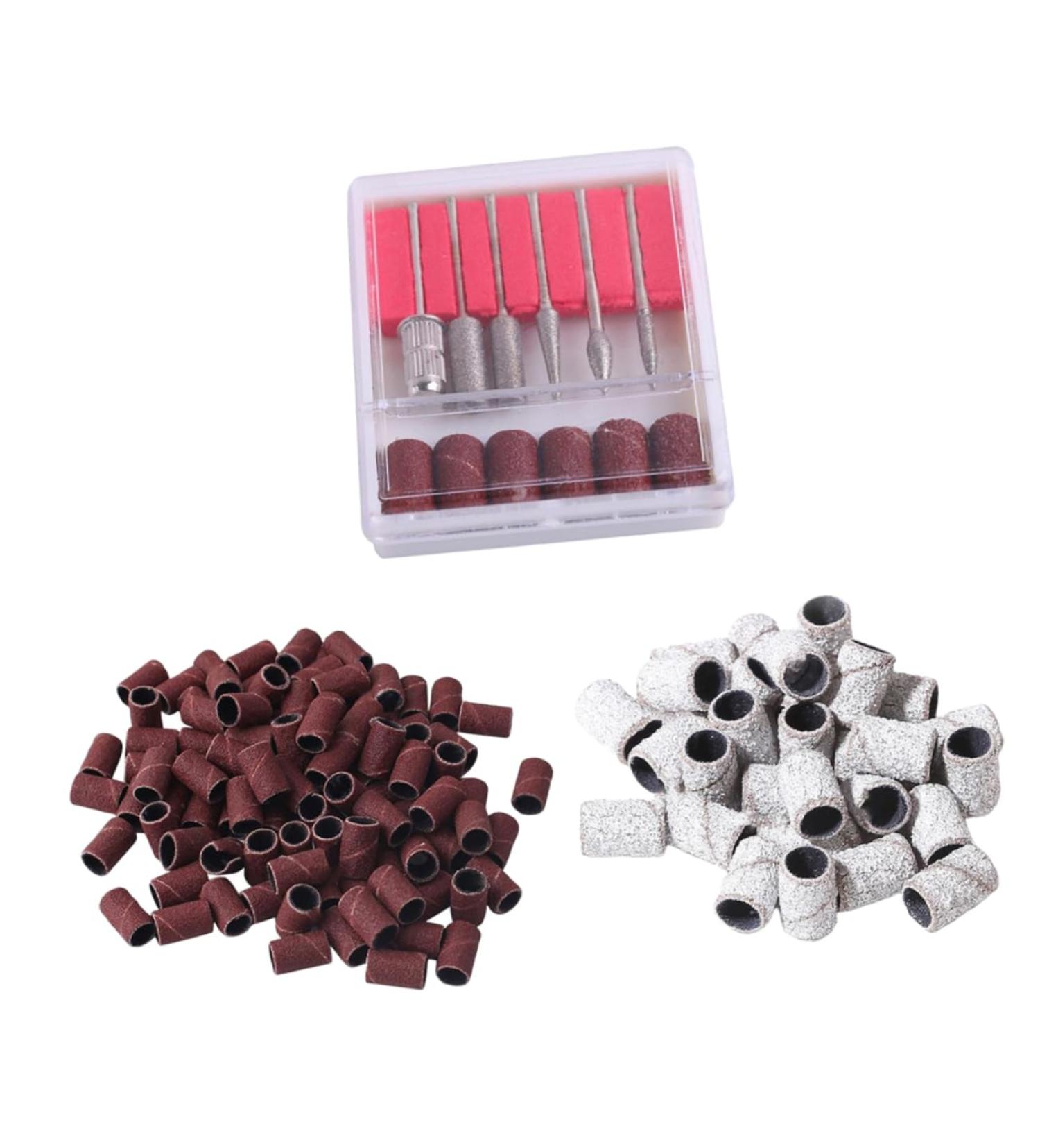 Beaupretty 1 Set Set Electrical Tools Set Professional Nail File Carbide Drill Bit Nail Drill Bit Sanding Bands Manicure Tools Sanding Rings Nail Sander Set Manicure Tool Kit Acrylic medium Assorted Color - Buy Online on GoSupps.com