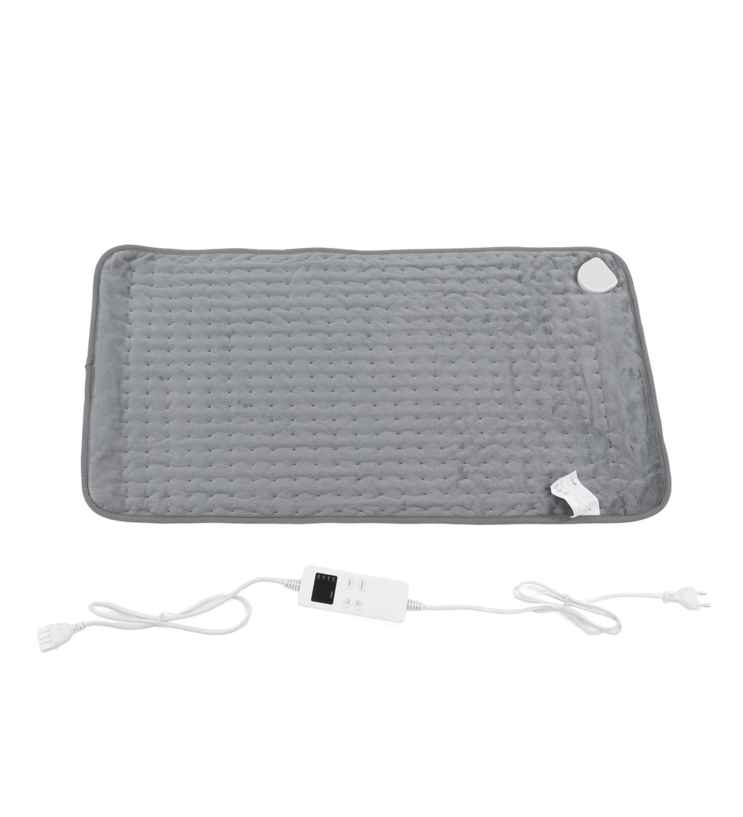 Electric Heating Pillows for Pain Relief Soft Neck & Shoulder Heating Pad with LCD Controller 6 Settings Auto Shutdown EU 220V Connector (Gray) - Buy Online on GoSupps.com