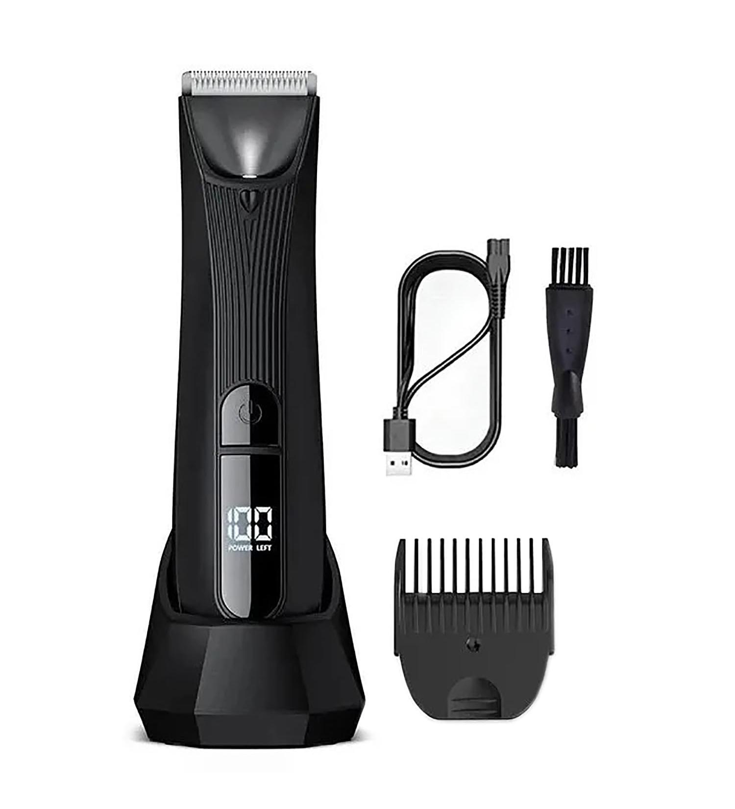 Hair Clippers for Sensitive Areas - Rechargeable IPX7 Electric Body Trimmer & Painless Epilator for Men - Buy Online on GoSupps.com