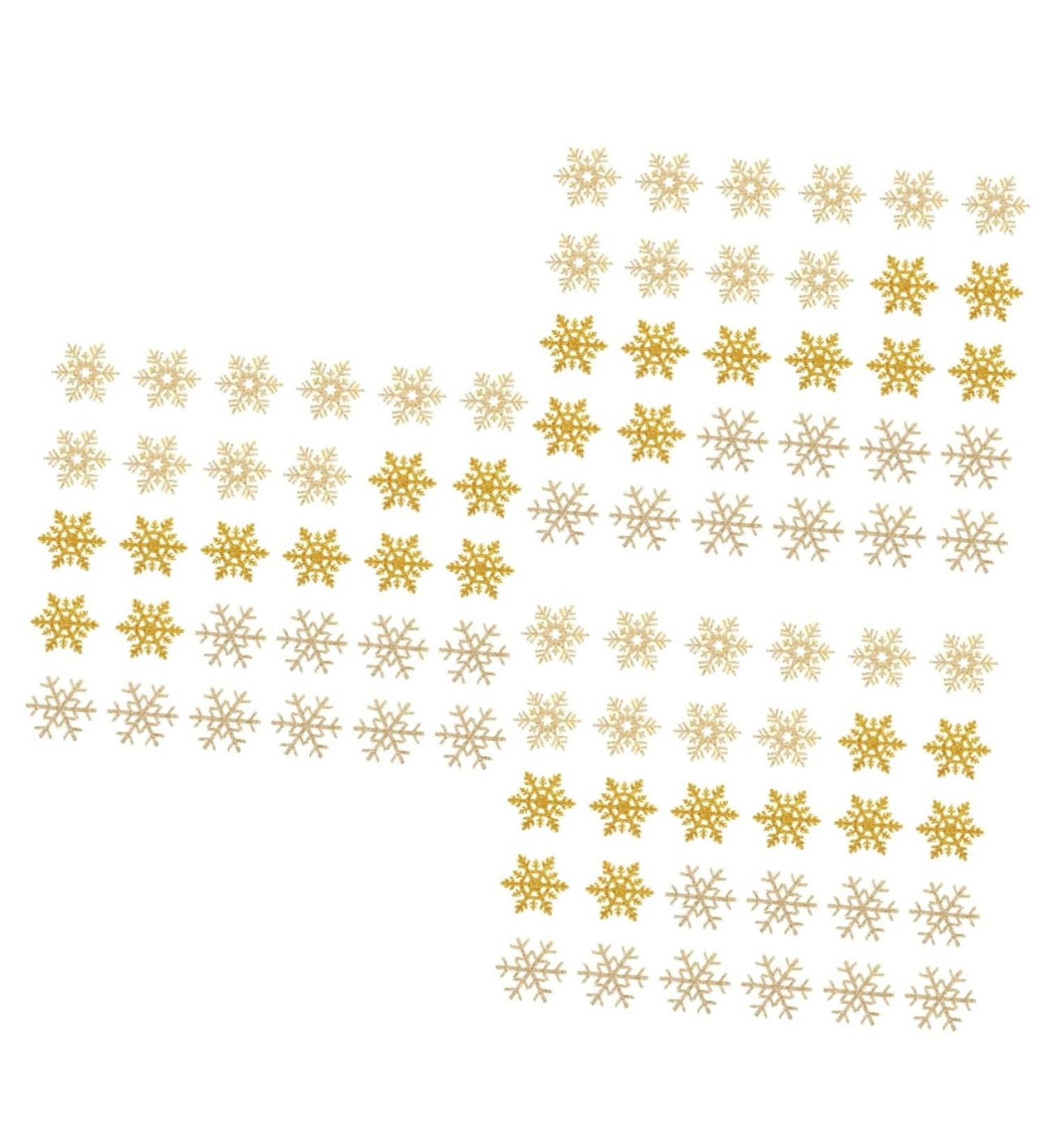 COHEALI 90 Pcs Snowflake Stickers Mini Iron Decal Badge Diy Sewing Patch Clothes Patches Dress Bride Fabric - Buy Online on GoSupps.com