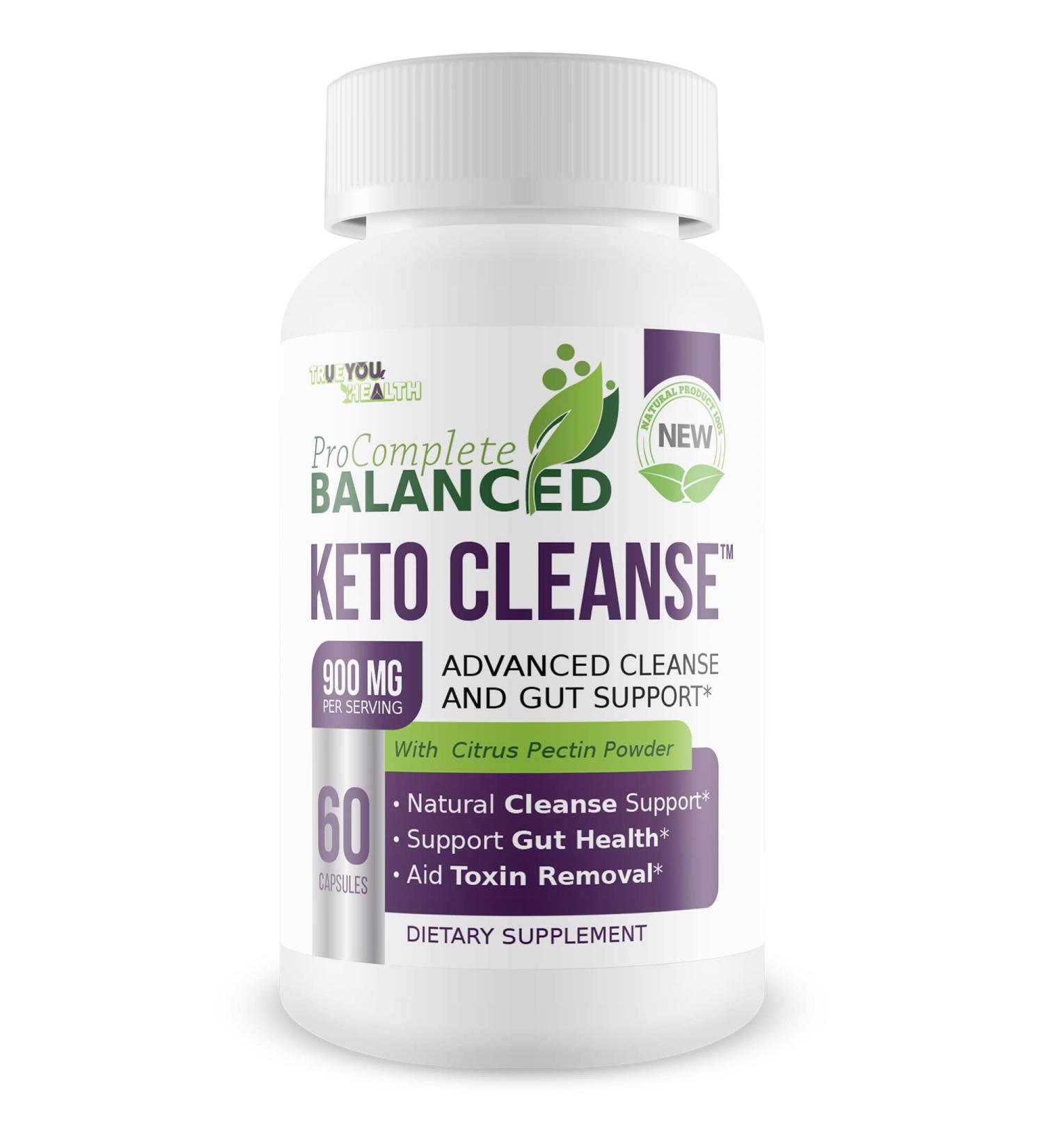 Keto Cleanse - Pro Complete Balanced Gut Support & Detox | All Natural Formula for Toxin Removal & Optimal Digestion - Buy Online on GoSupps.com