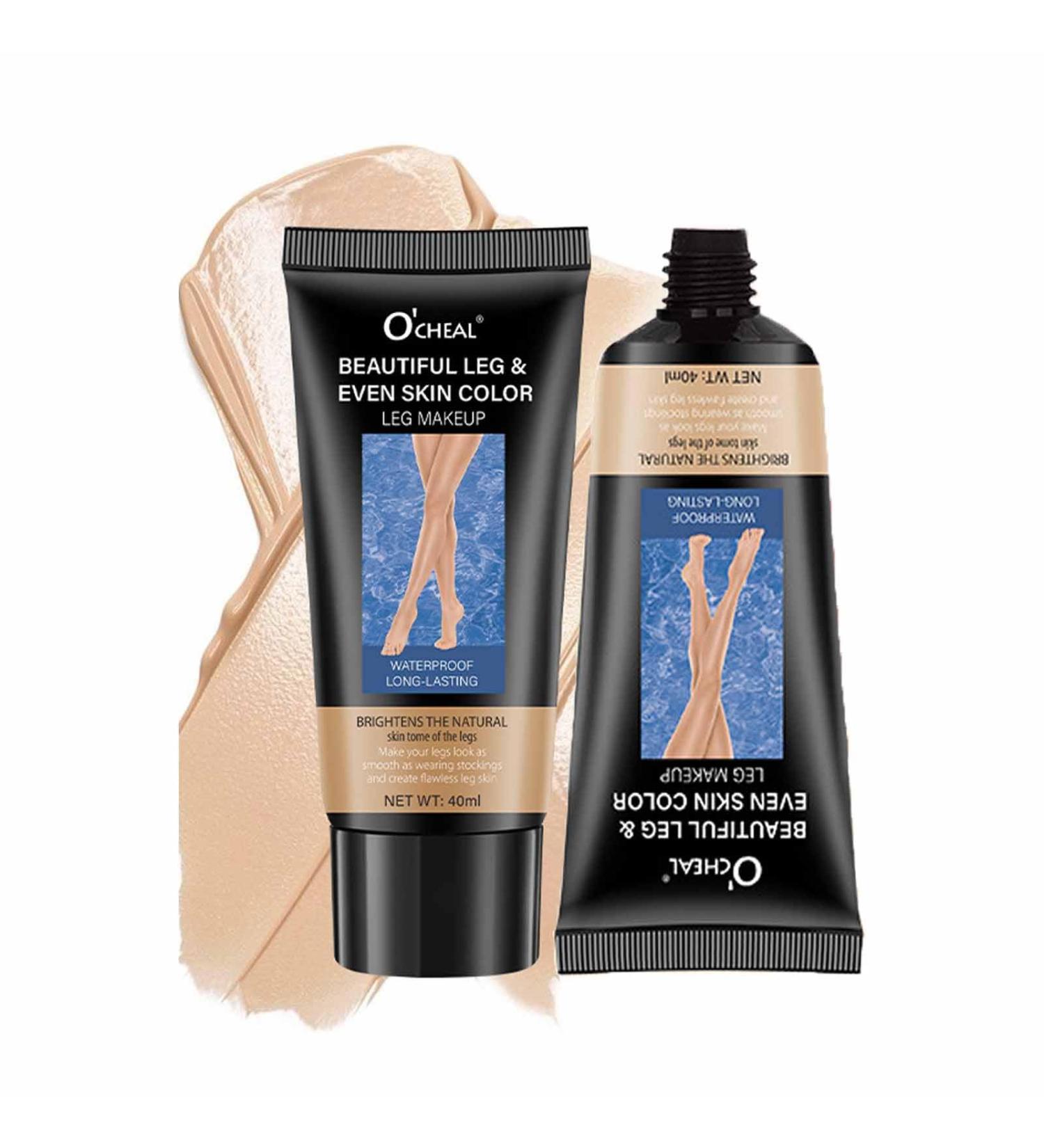 2Pcs Maquillage des Jambes et du Corps Concealer Leg Cream Hydratant pour les Jambes Maquillage imperm able l'eau Sans Transfert Teint Uniforme Sans D faut Fond de Teint avec Lotion Pour le Corps - Buy Online on GoSupps.com