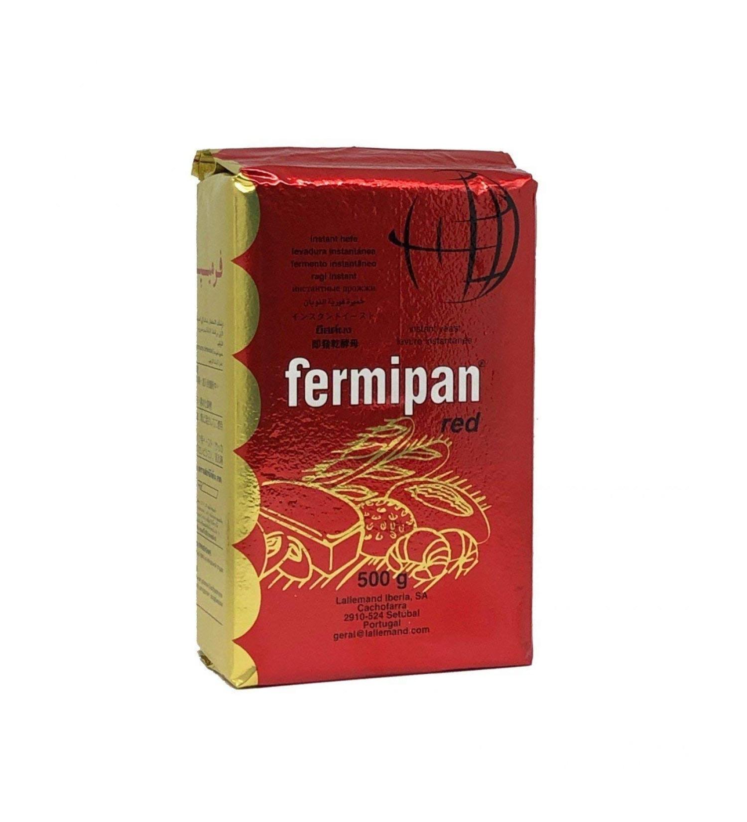 Instant Bread Yeast | Fermipan Red | 500g - Buy Online on GoSupps.com