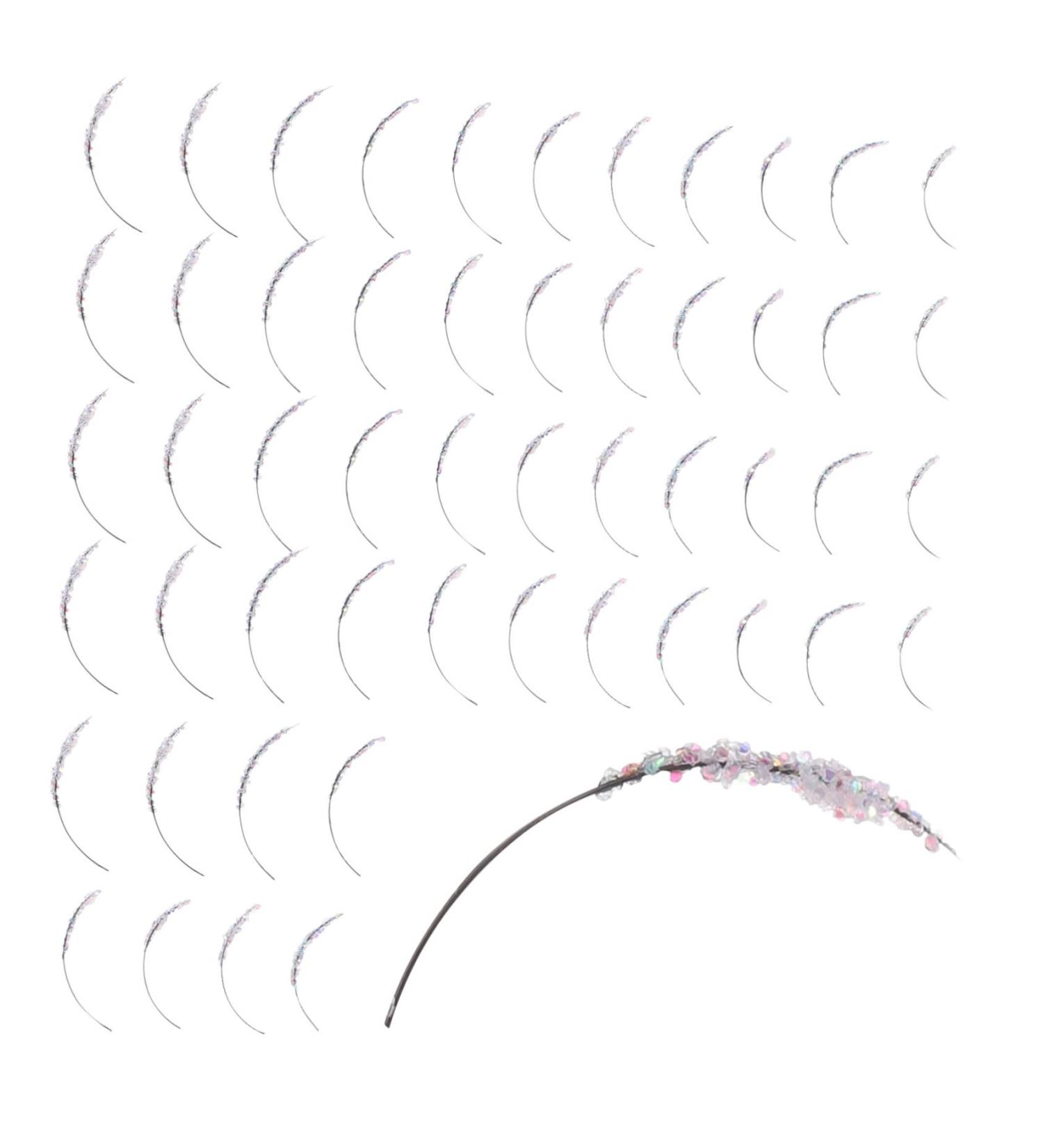 POPETPOP 1 Box Glitter False Eyelashes False Lash Extensions Glitter Individual Lashes Fake Lashes Natural Women Makeup Tools Makeup Lashes Women s Upper Eyelashes Flash High-grade Fiber - Buy Online on GoSupps.com