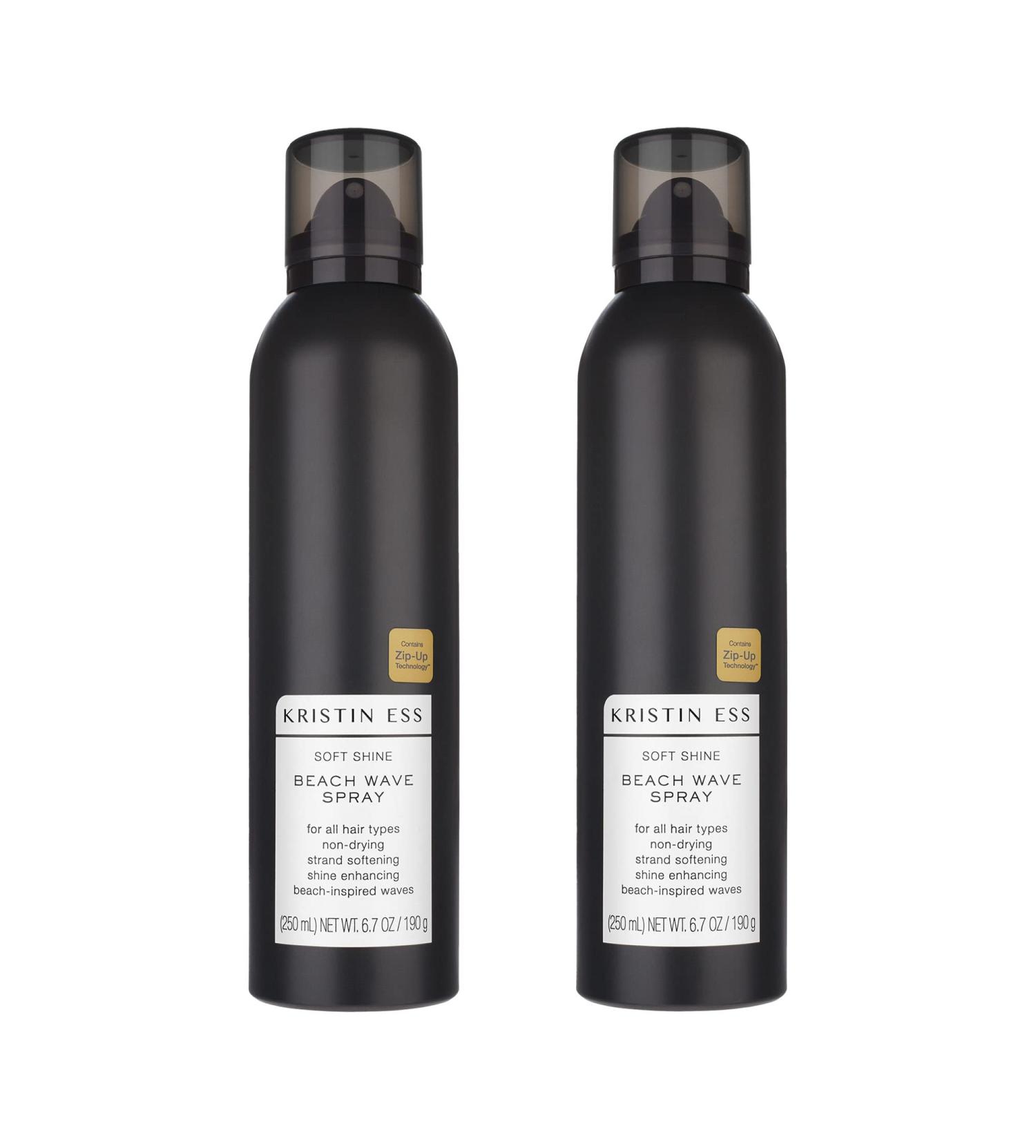 Kristin Ess Hair Soft Shine Beach Wave Hair Spray for Soft Texture + Shine Non-Drying Wavy Hair Styling Product 6.7 oz (Pack of 2) 6.7 Fl Oz (Pack of 2) - Buy Online on GoSupps.com