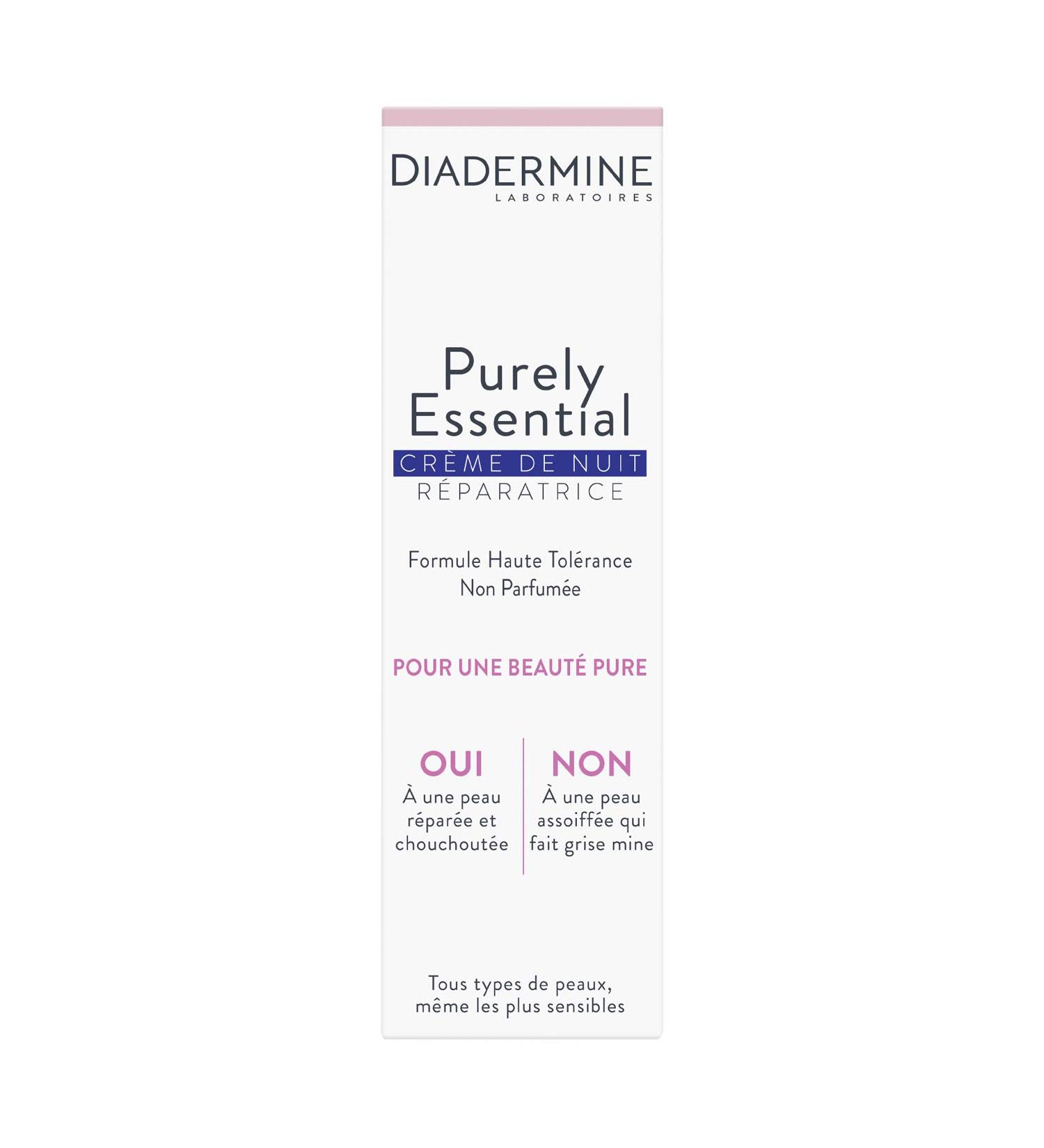 Diadermine Purely Essential night cream repairing 40 ml