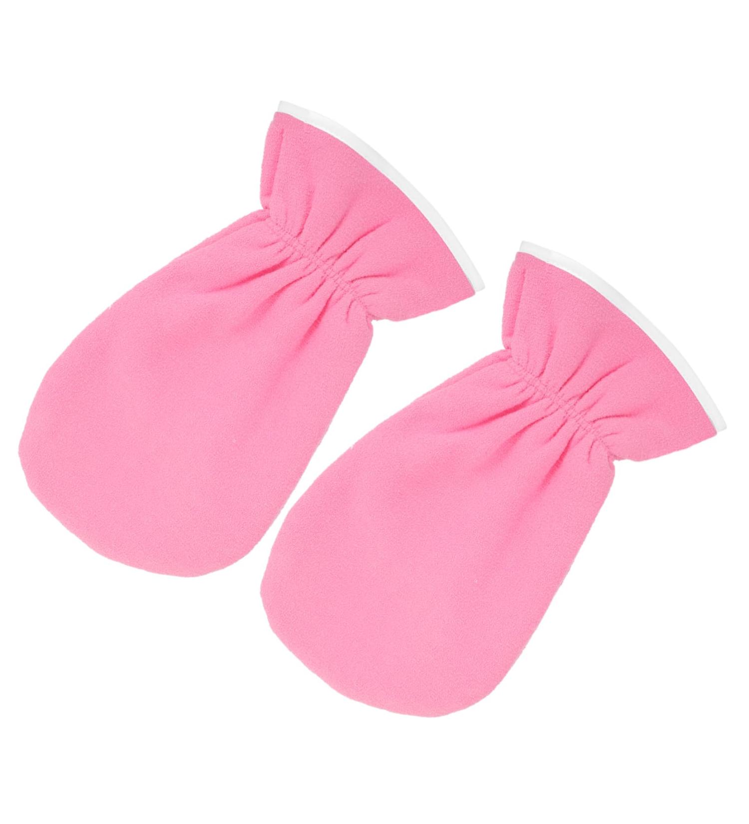 Healeved 3 Pairs Exfoliating Hand Mask Dry Hands Lotion Overnight Moisturizing Gloves Exfoliating Body Mitt Rough Hand Care Gloves Womens Glove Body Gel Care Bag Flannel Fingerless Pink - Buy Online on GoSupps.com