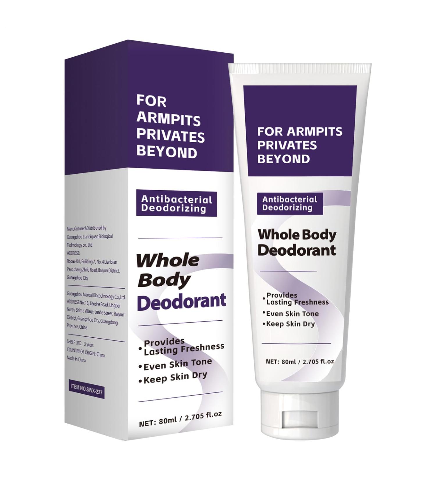  G n rique Whole Body Deodorant | 150g Cream | Body Odor Eliminator | Women's Hydrating Lotion for Work Travel Camping Social Activities Hiking - Buy Online on GoSupps.com