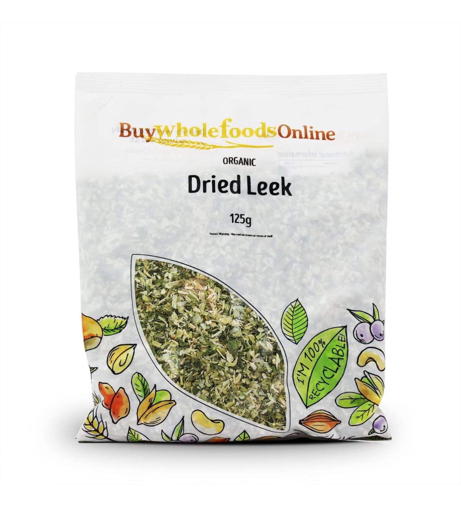 Organic Dried Leek 125g (BWFO)