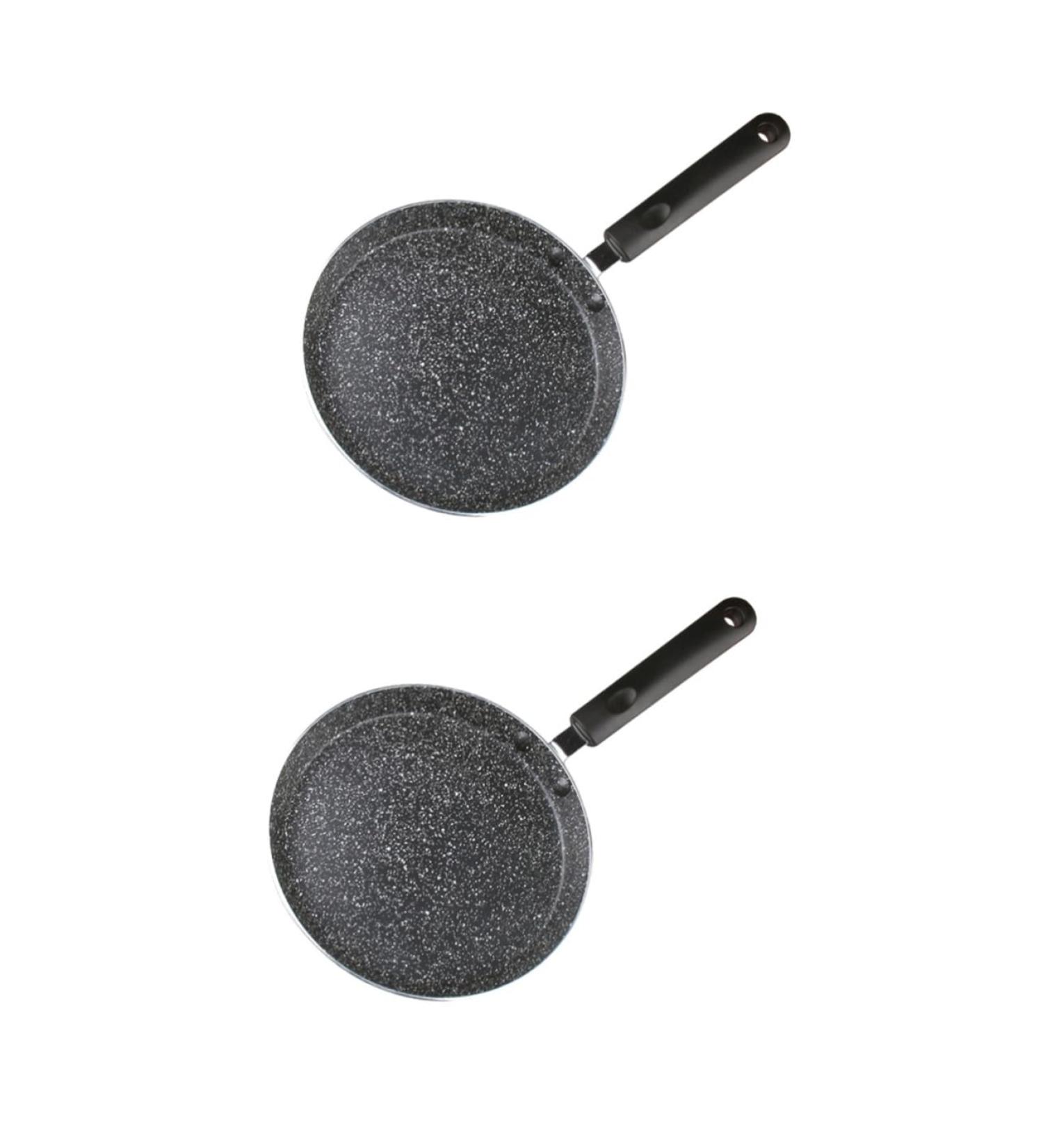 OUNONA 2 Pcs Earth Cookware Oven Steak Pan Non Stick Cookware Earth Pan Non Stick Pan Non Stick Grill Pan Stone Pan Pan Mini Saucepan Metal Roasting Pan Non-Stick Pan Egg Pan Poached Eggs 38x22.5x2cmx2pcs Blackx2pcs - Buy Online on GoSupps.com