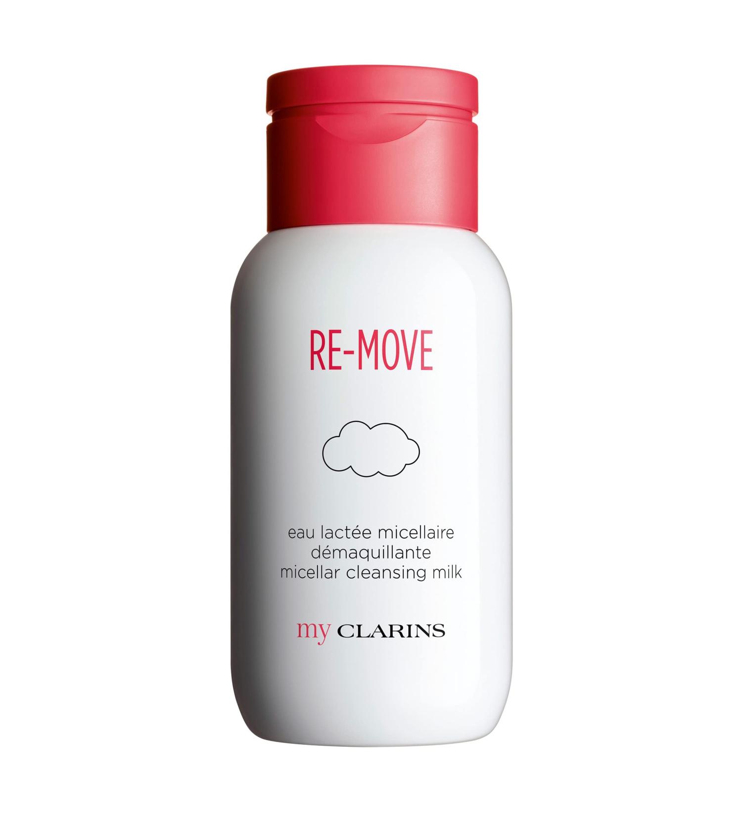 Clarins RE-MOVE Micellar Cleansing Milk - Gentle Makeup Remover | Vegan, Paraben-Free | 6.8 Fl Oz - Buy Online on GoSupps.com
