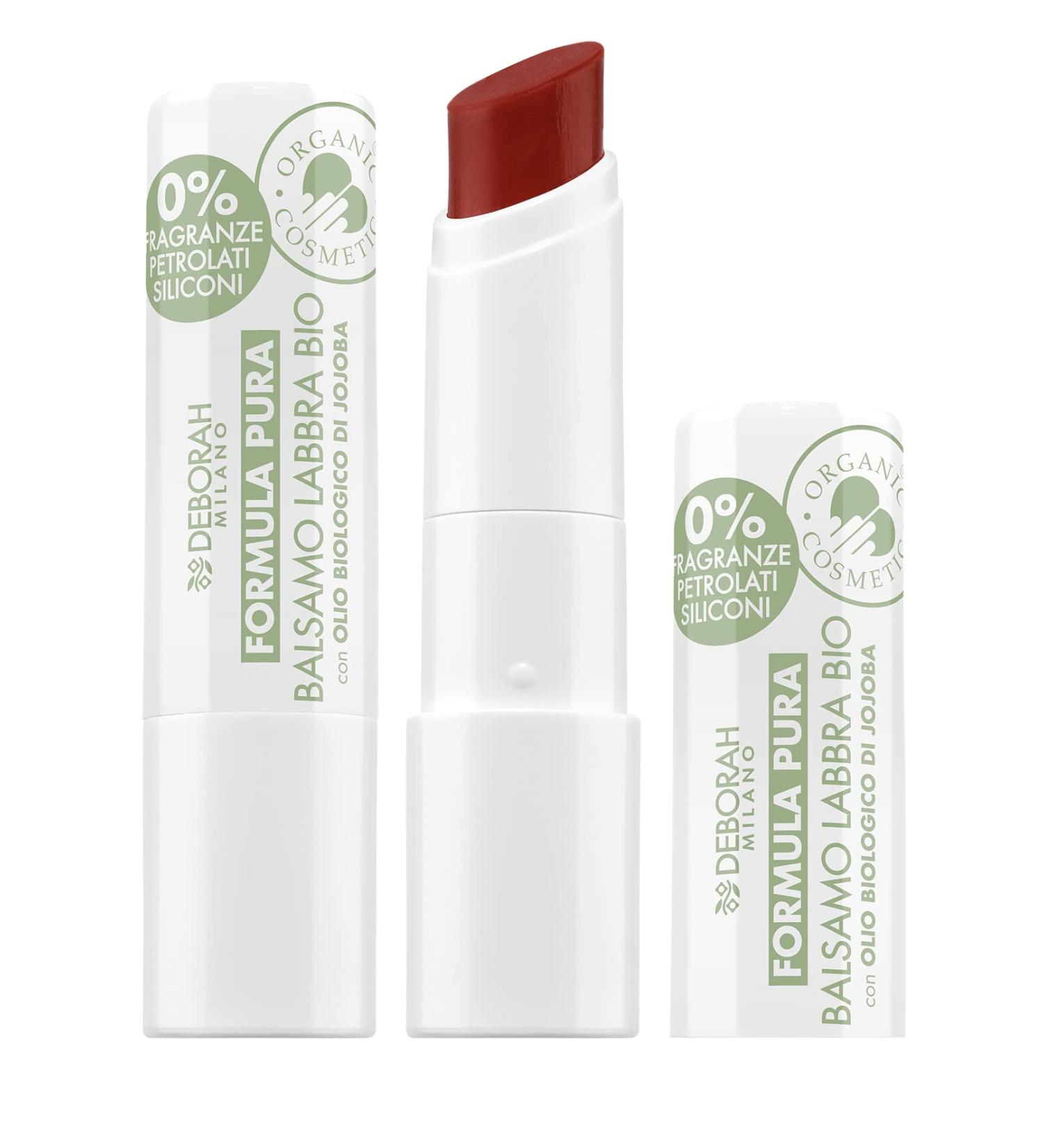  DEBORAH Deborah Milano - Pure Formula Organic Lip Balm - Peach n 7 - Buy Online on GoSupps.com
