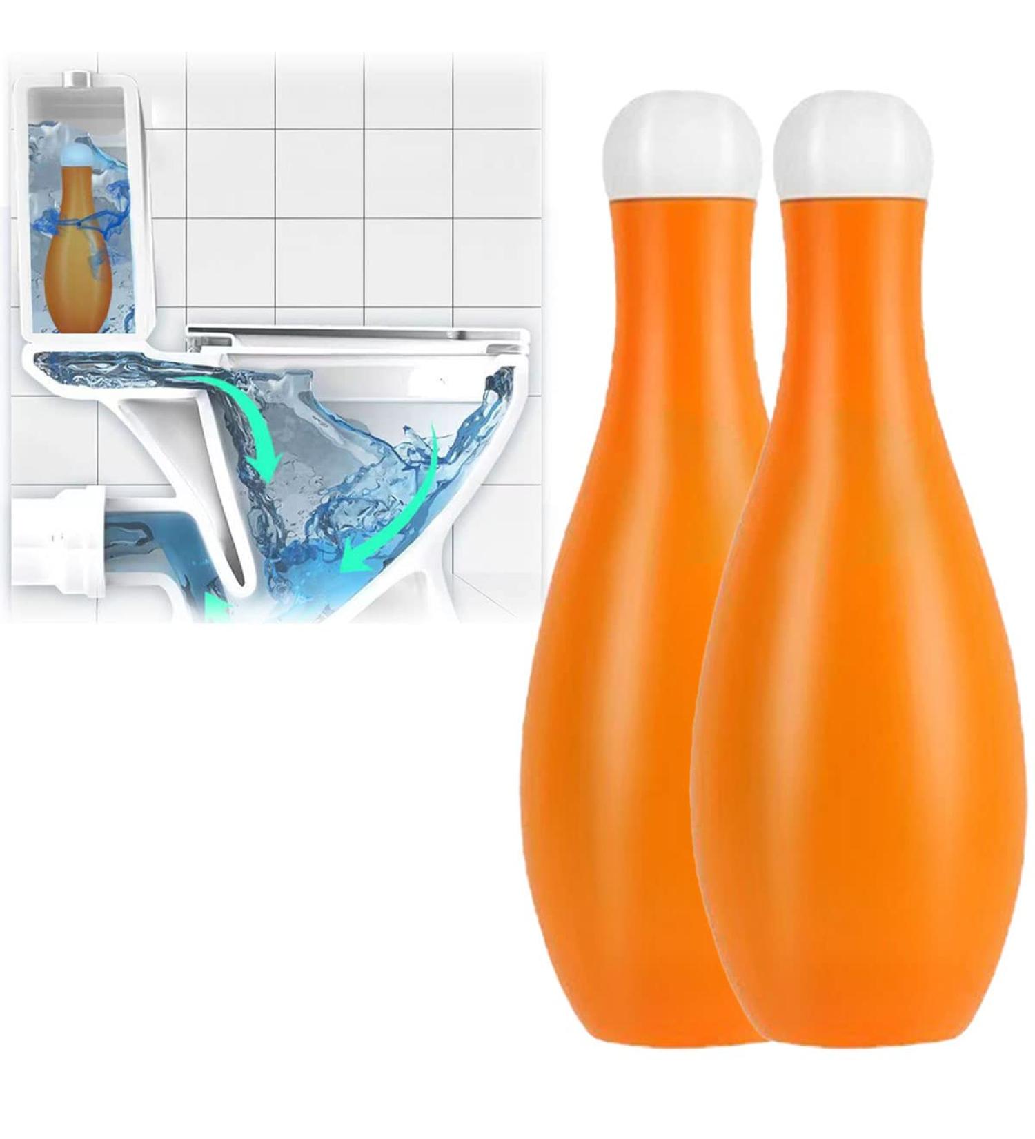 Bowling Blue Bubble Toilet Bowl Cleaner Toilet Bowling Bowl Cleaner Automatic Toilet Bowl Cleaner In Bottle Household Toilet Deodorant Long Lasting Fragrance Cleaner (2pcs) - Buy Online on GoSupps.com