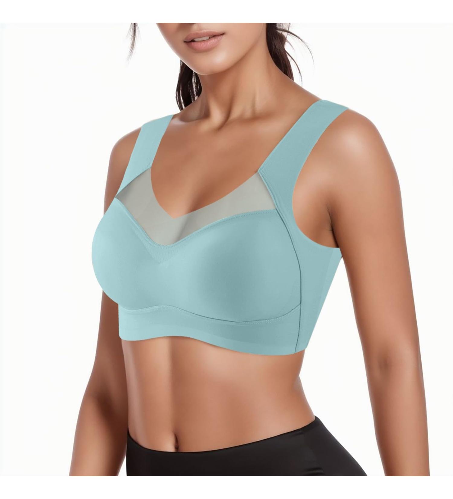 2024 Women's Comfortable & Sexy Sports Bra & Tank Top - Steel Ring-Free Blue XL | Shop Now! - Buy Online on GoSupps.com
