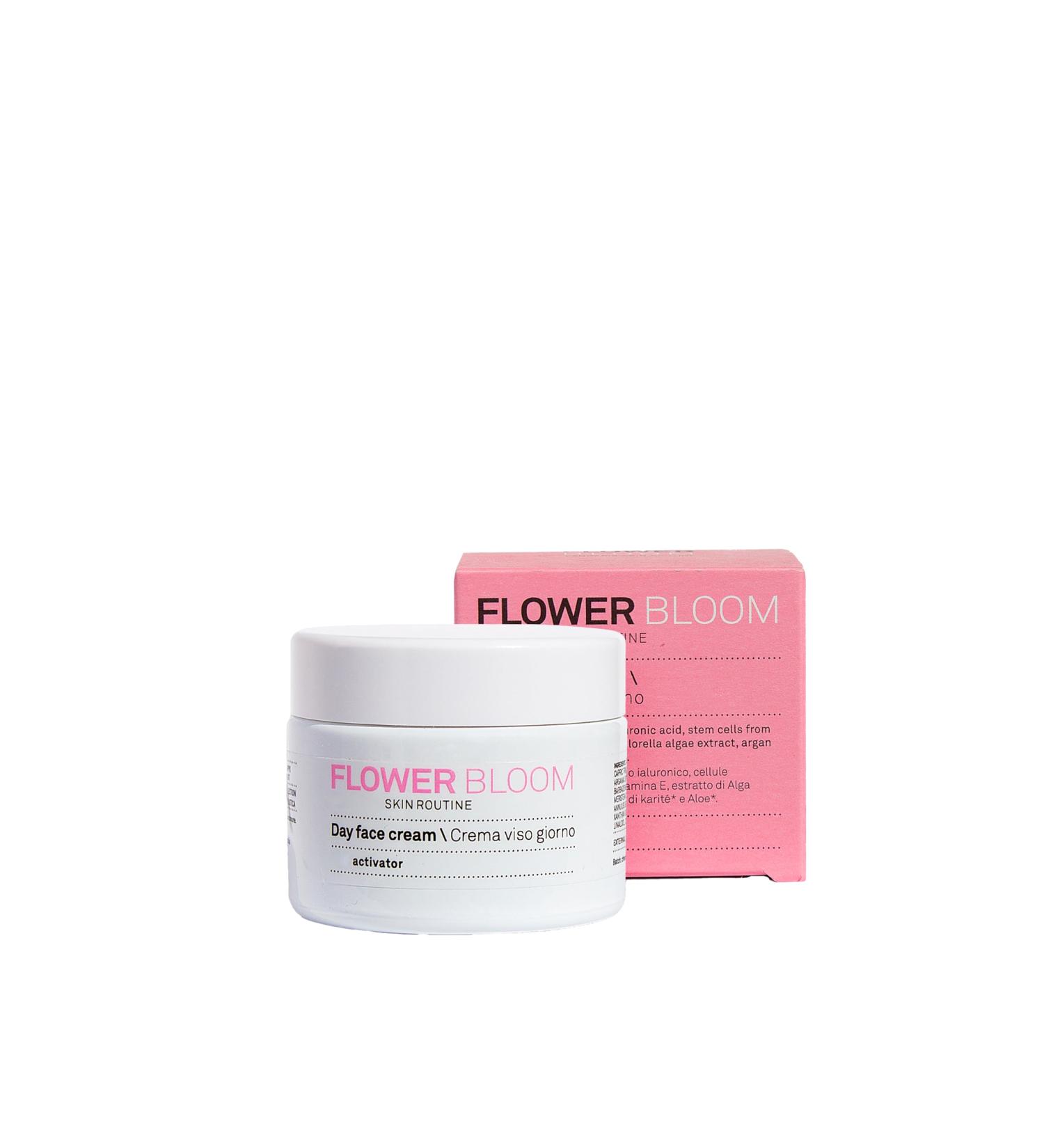  FLOWER BLOOM Flower Bloom Day Face Cream Hemp-Based Day Cream Moisturizes and Protects for Normal and Combination Skin Fast Absorbing Made in Italy 50 ml - Buy Online on GoSupps.com