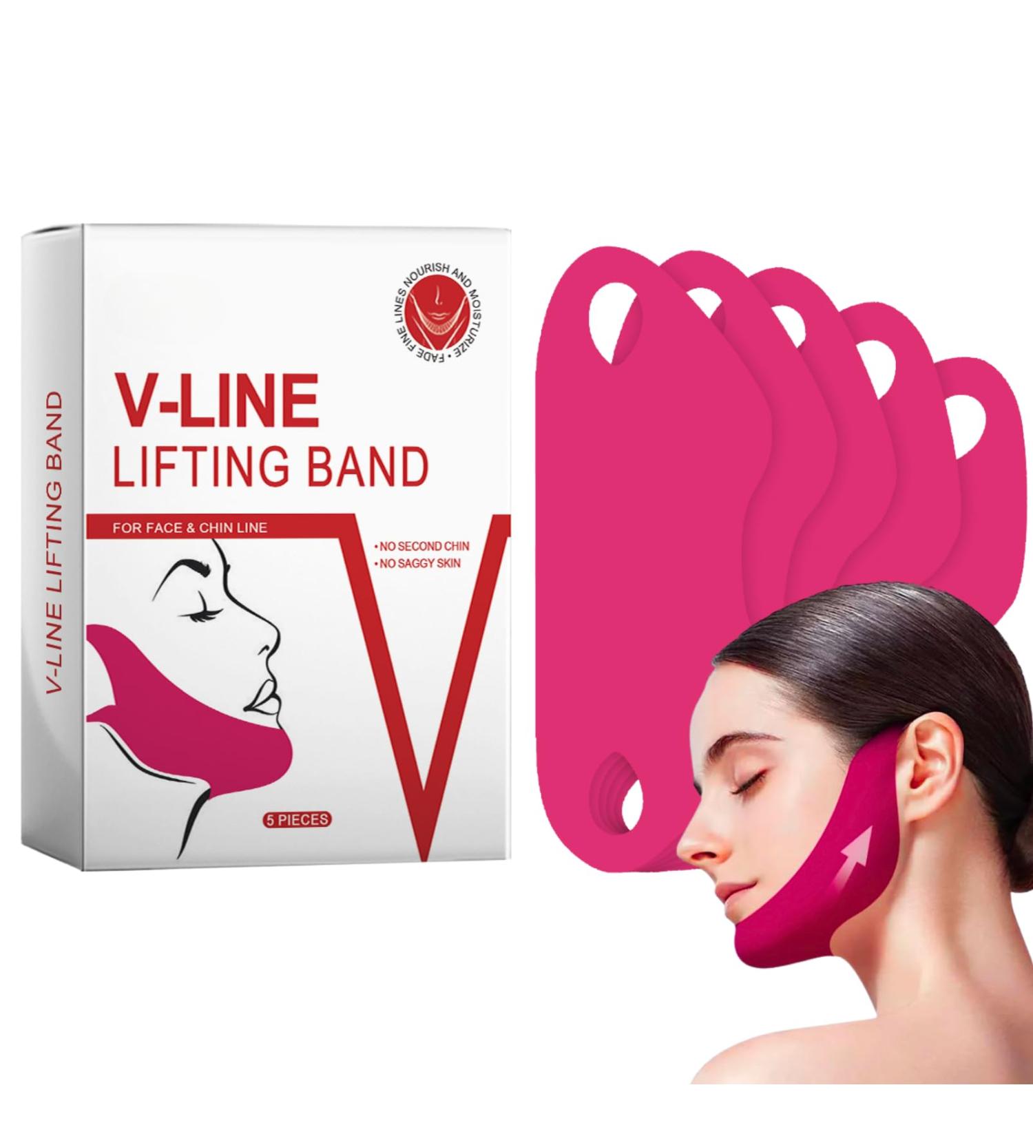 V Line Face Lifting Chin Mask Chin Lift Mask V Shape Face Tape for Wrinkles Face Lift Tape Neck Lift Tape Face Masks Beauty Skin Tightening Face Mask Chin Strap for Double Chin Reducer Firming - Buy Online on GoSupps.com