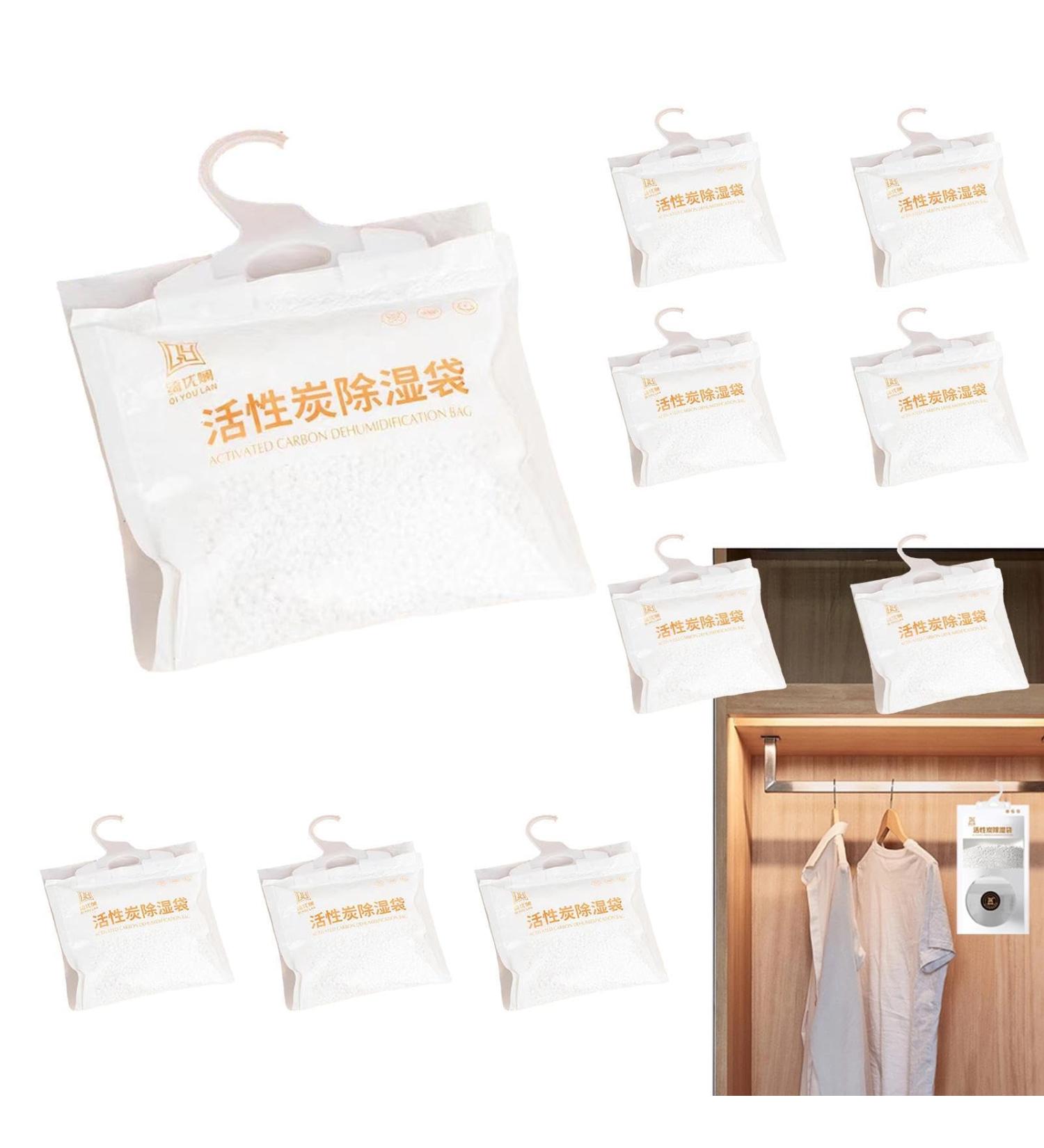 Premium Decor Home Moisture Absorber - 100g x 10 Bags | Hygroscopic Storage Solutions for Kitchen Bathroom Closet & Bedroom - Ensure Safe Air Quality - Buy Online on GoSupps.com