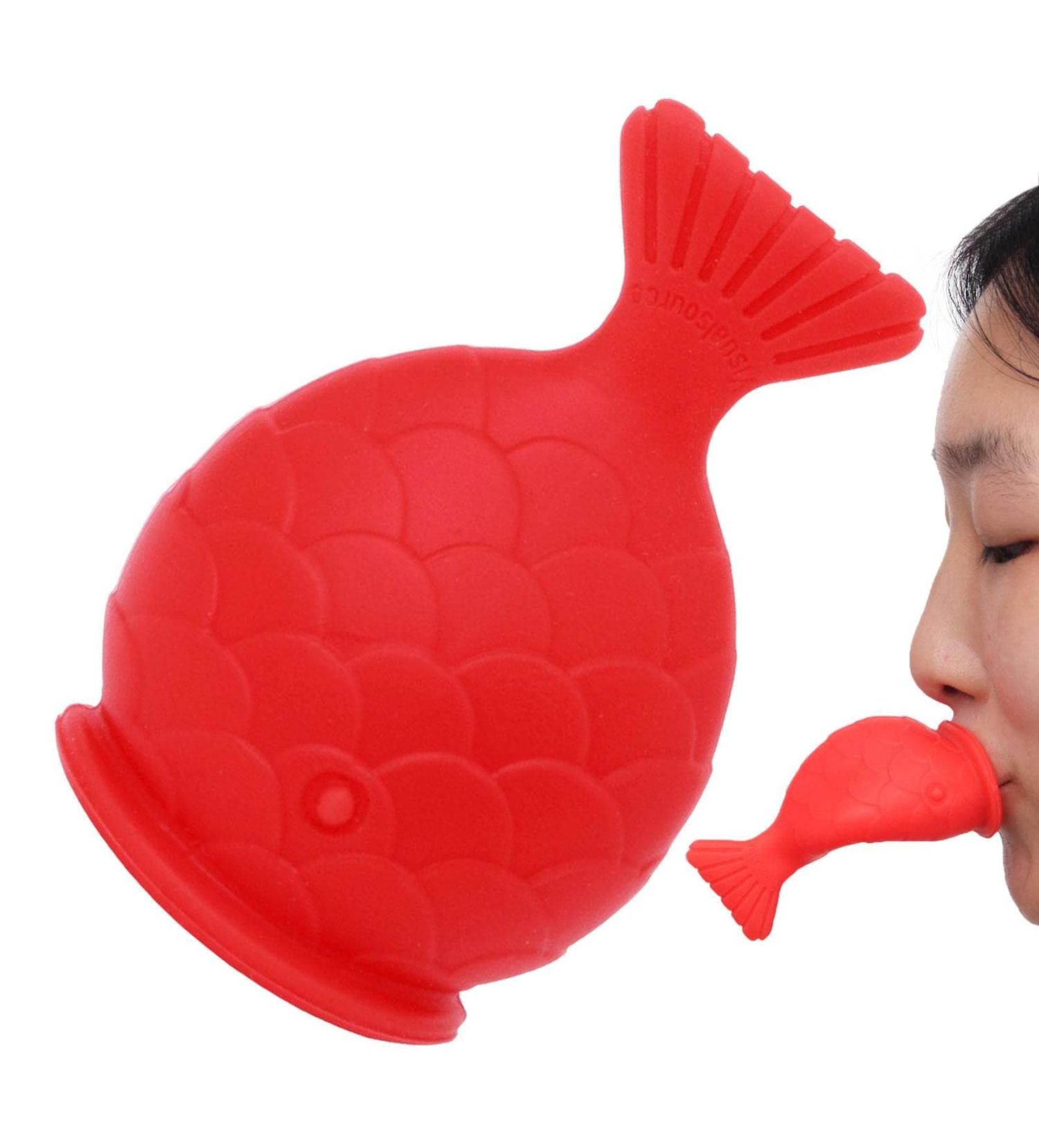 Biudui Lip Plumper - Fish Lips Booster | Silicone Lip Enhancer for Women | Reusable Lip Amplifier & Enlargement Tool - Buy Online on GoSupps.com
