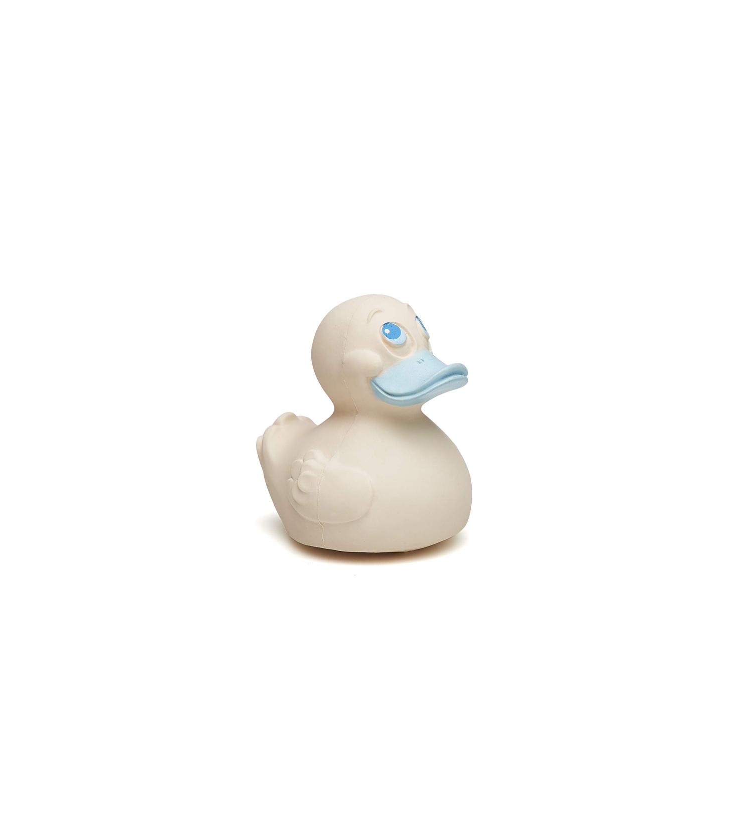 Lanco 8424678298675 Rubber Duck - 100% Natural Rubber Blue Beak Eco-Friendly Toy for Kids - Buy Online on GoSupps.com