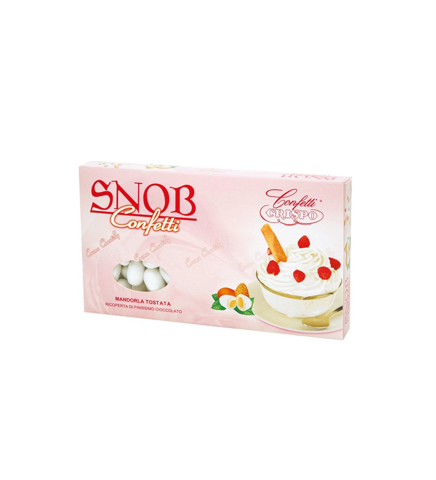 CRISPO Crispo Confetti Snob Whipped Cream - White - 4 boxes of 500 g 2 kg