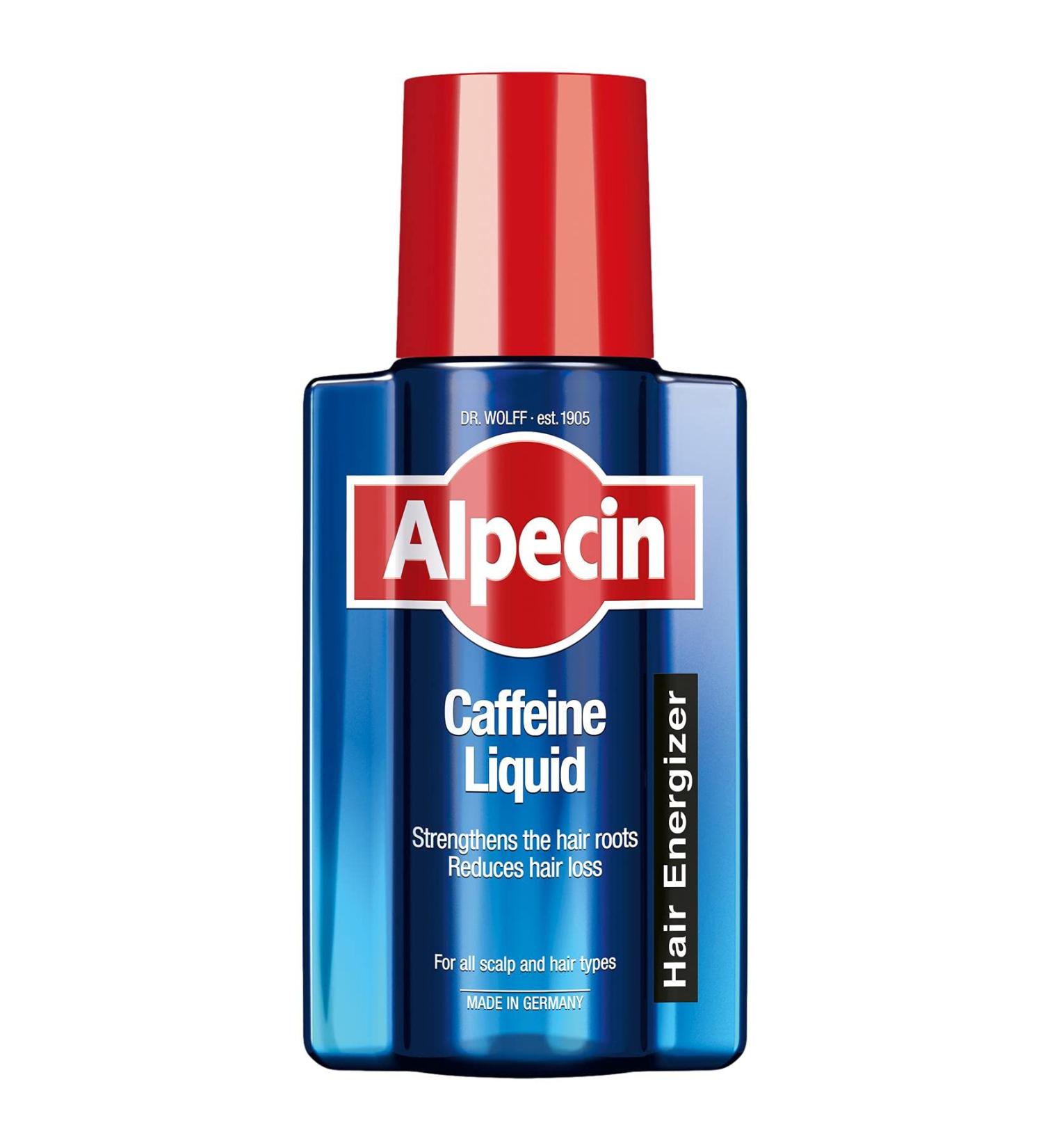 Alpecin Caffeine Liquid Hair Tonic 200ml - Natural Hair Growth Solution for Men | Made in Germany - Buy Online on GoSupps.com
