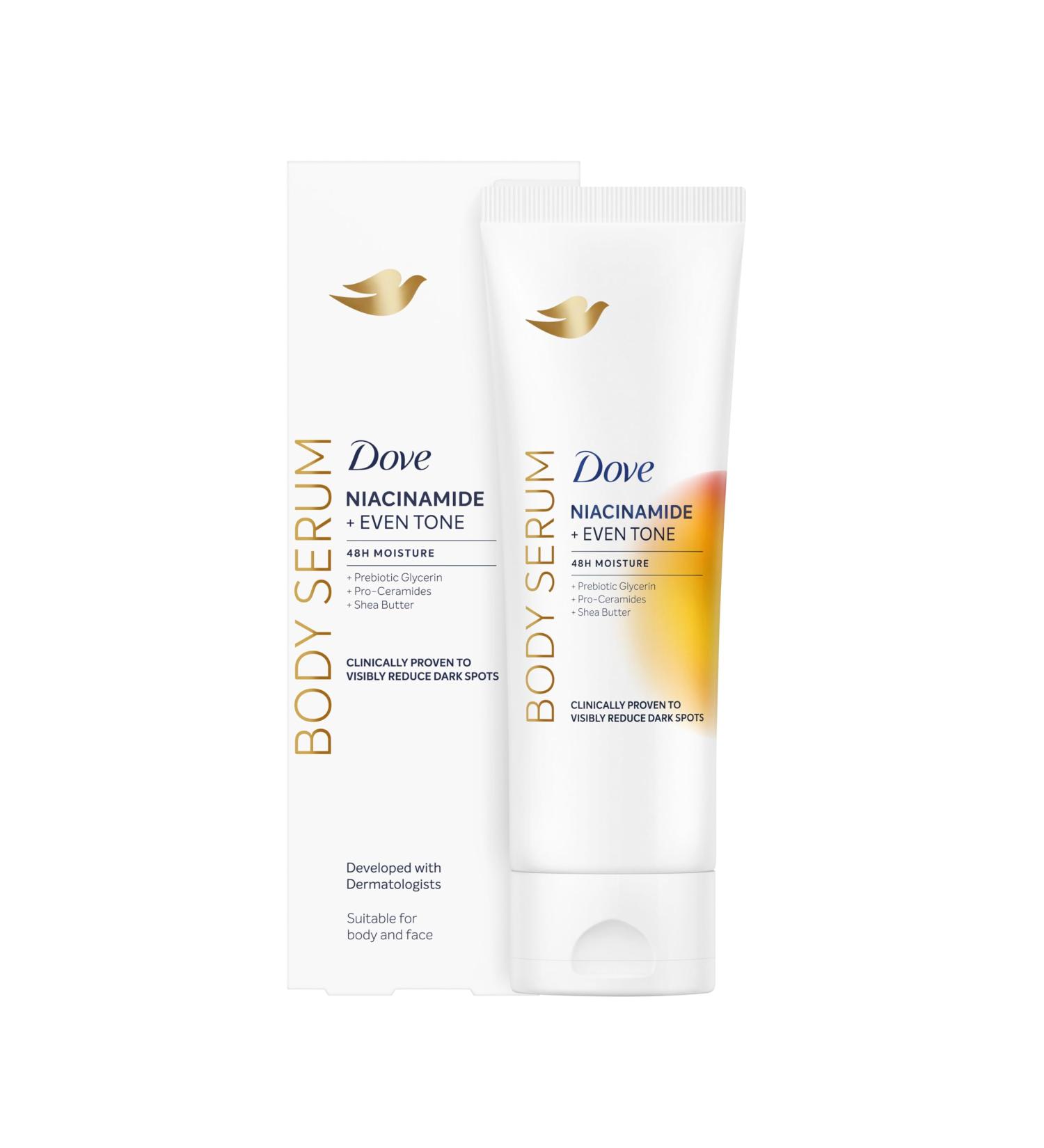 Dove S rum Corps Hydratant Niacinamide Even Tone Pour Peau Terne avec Hyperpigmentation Taches R duites 48H d'Hydratation Peau Lumineuse Avec Niacinamide et Glyc rine Pr biotique 200 ml - Buy Online on GoSupps.com