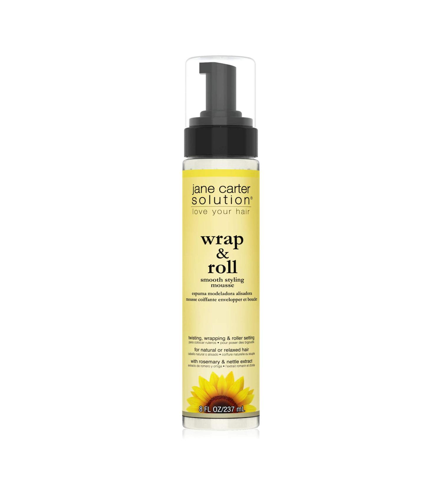 JANE CARTER SOLUTION Wrap & Roll Styling Mousse 8oz - Smoothing No Buildup International Shipping Available - Buy Online on GoSupps.com