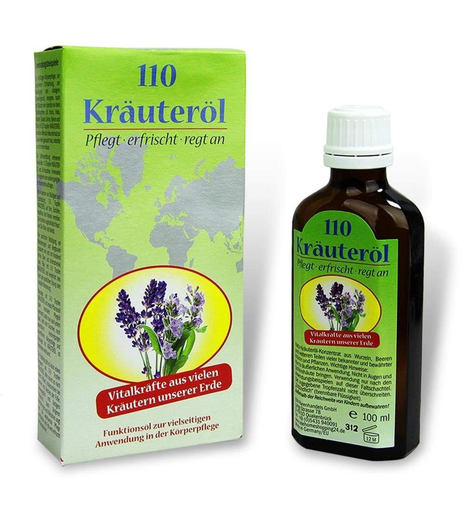 Buy 2 x Herbal Oil (110 Herbs) 100ml - Natural Body Care Solution for All Skin Types - Buy Online on GoSupps.com