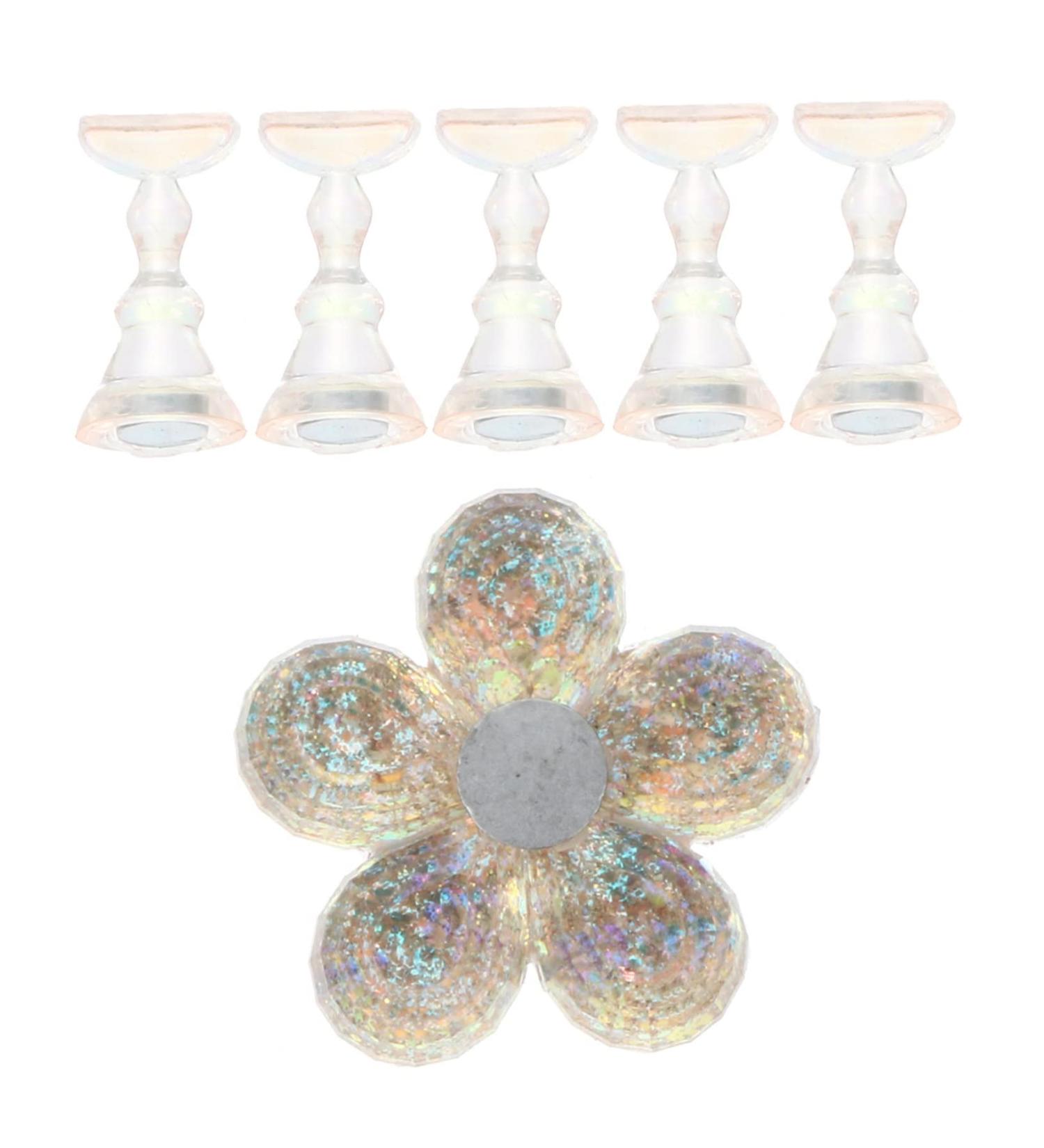 1 Set Chess Practice Seat Display Rack Flower Nail Art Stand Nail Art Holder Base Fingernail Display Stands Nail Art Equipment Nail Art Training Base Acrylic Plum Bossom Magnetic 2x1cm Golden - Buy Online on GoSupps.com