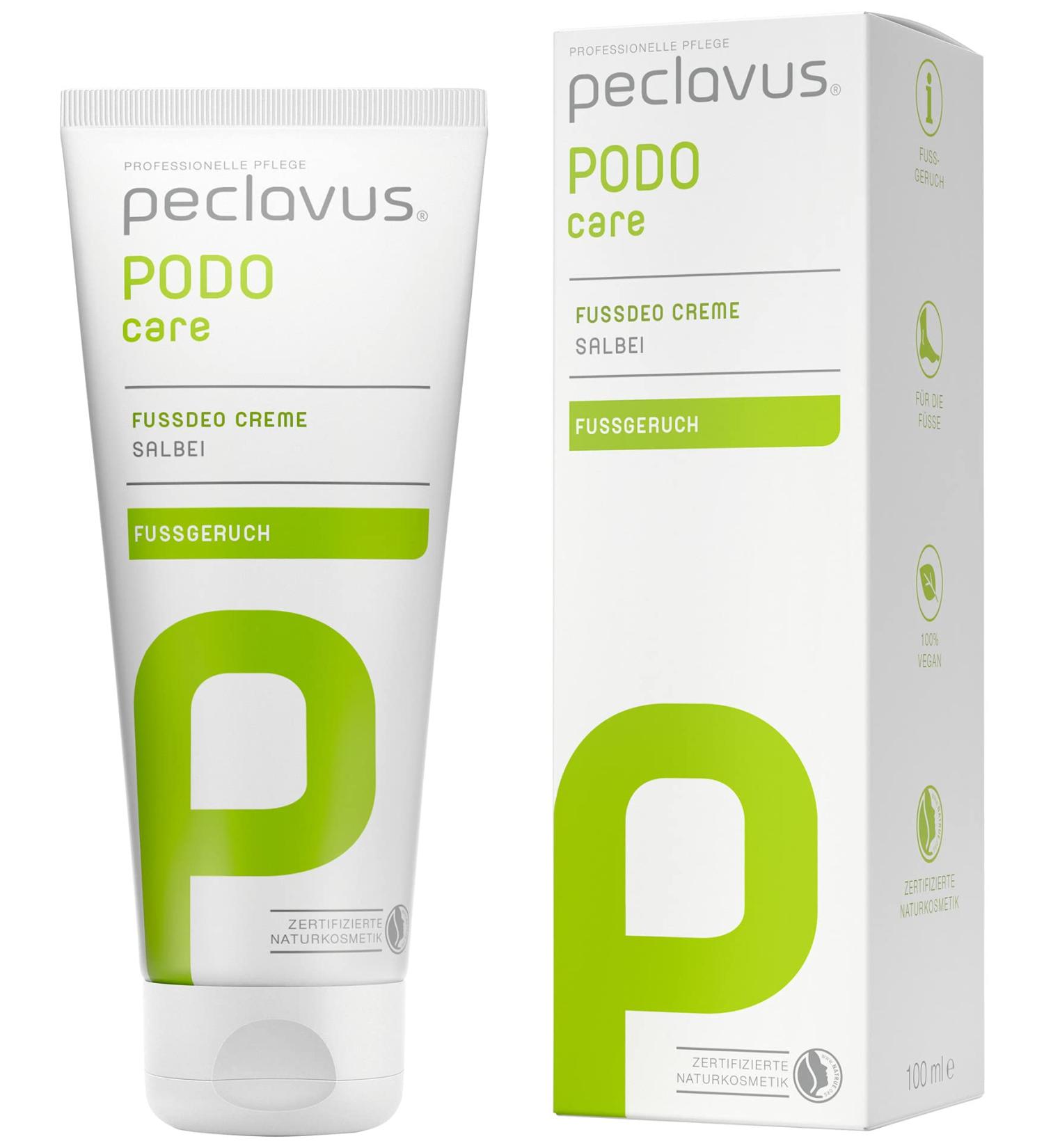 Peclavus Podo Care Foot Deodorant Cream Sage 100ml