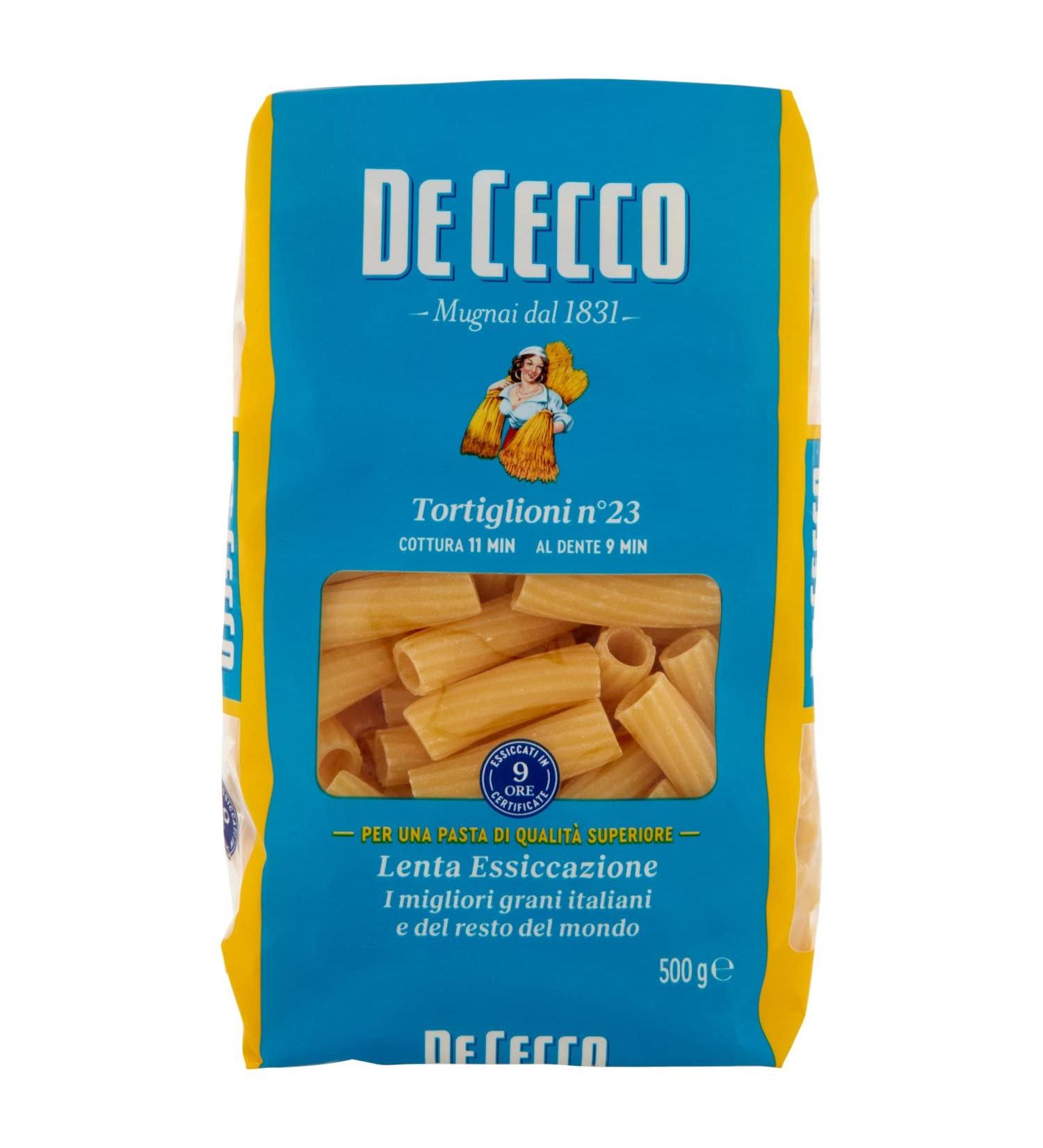  De Cecco De Cecco P tes Tortiglioni 500 g - Buy Online on GoSupps.com