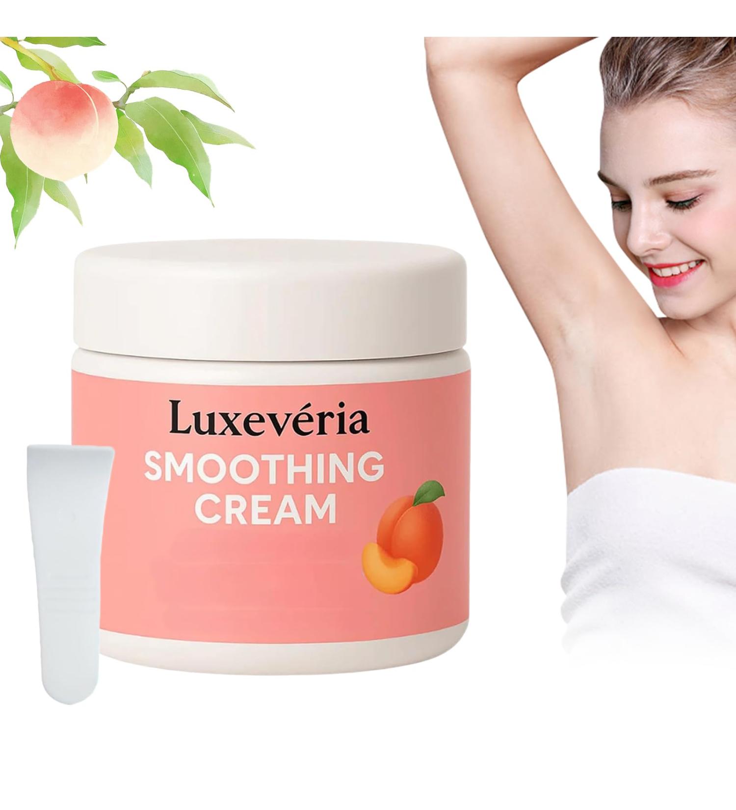 Nbzsmlkn Luxev ria Facial Hair Removal Cream Smoothing Cream Depilatory Cream with Peach Treatment for Smooth Skin for Women and Men 1 piece - Buy Online on GoSupps.com