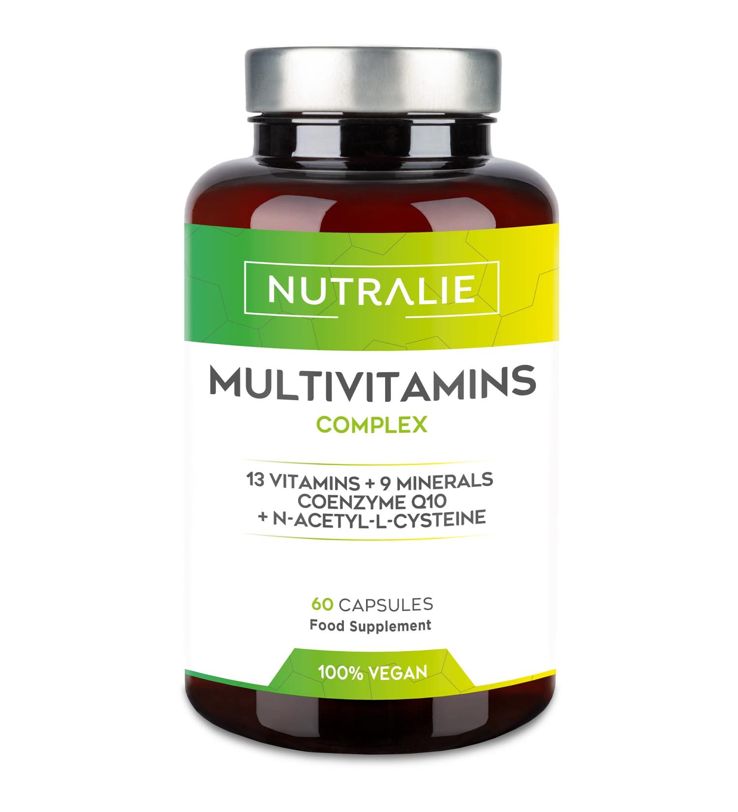 Multivitamin Complex with 29 Active Ingredients - 60 Vegetable Capsules for Optimal Health | International Shipping Available - Buy Online on GoSupps.com