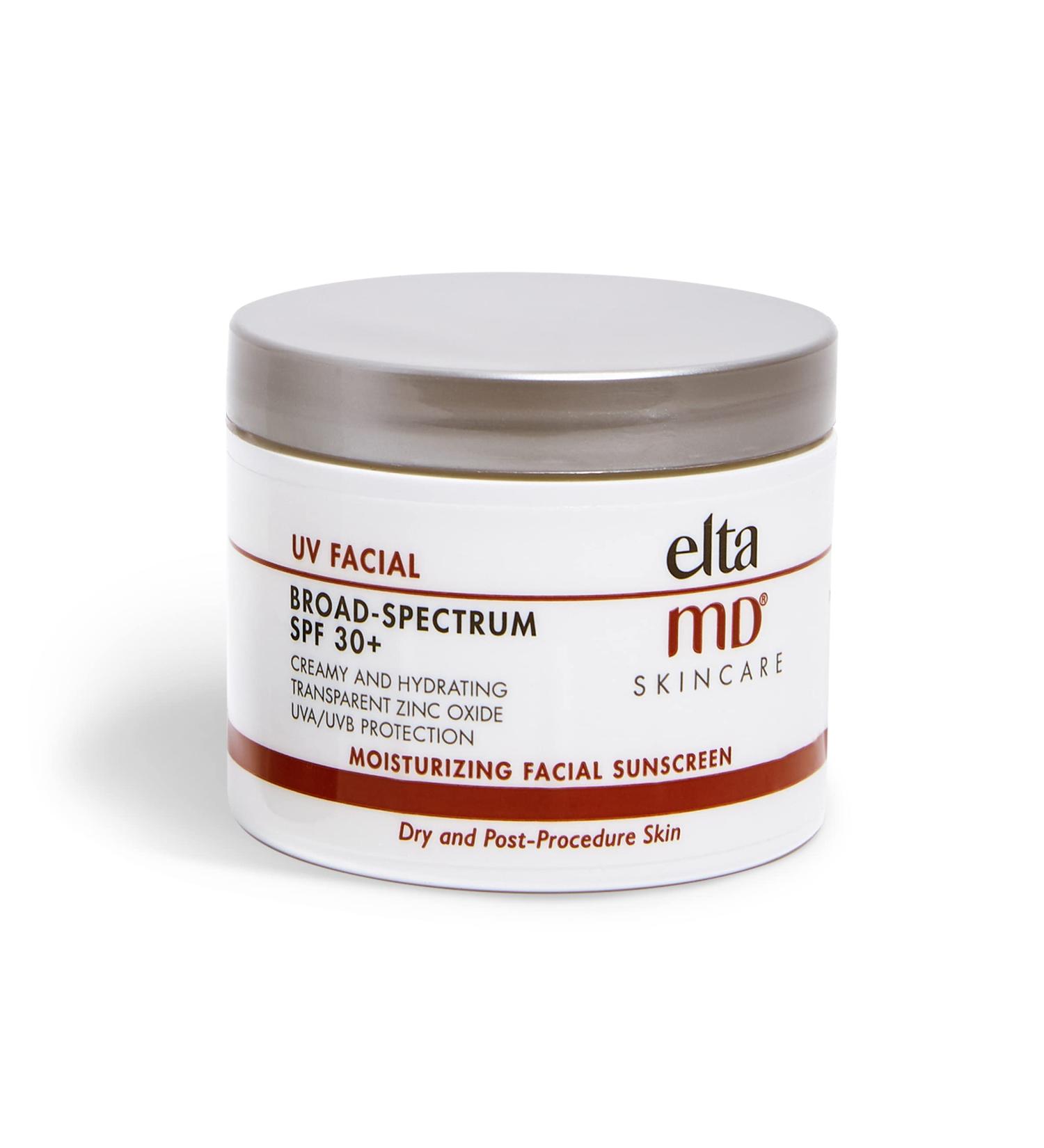 EltaMD UV Facial Moisturizing Sunscreen SPF 30+ with Hyaluronic Acid - Non-Greasy Mineral Face Sunscreen - Buy Online on GoSupps.com