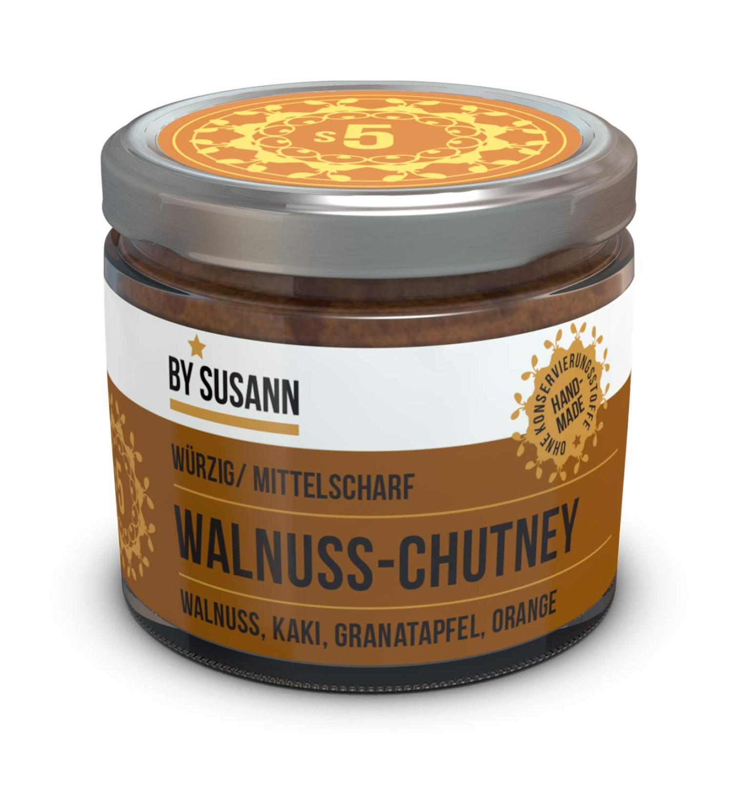 Buy BY SUSANN S5 Walnut Chutney (150g) - Intense & Spicy Flavor - International Shipping - Buy Online on GoSupps.com