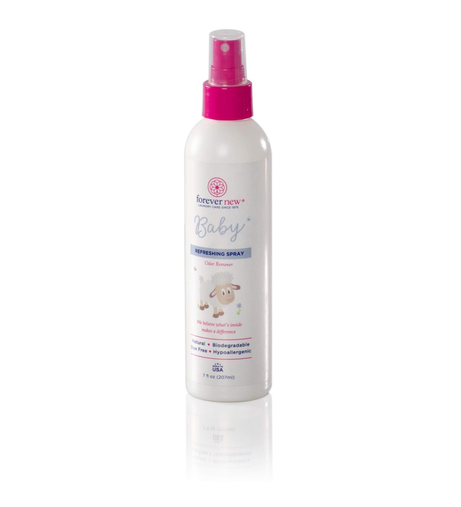 Buy FOREVER NEW Baby Refreshing Odor Removal Spray - 7 Fl Oz | Effective Fabric Refresher for Baby Clothes | International Shipping Available - Buy Online on GoSupps.com