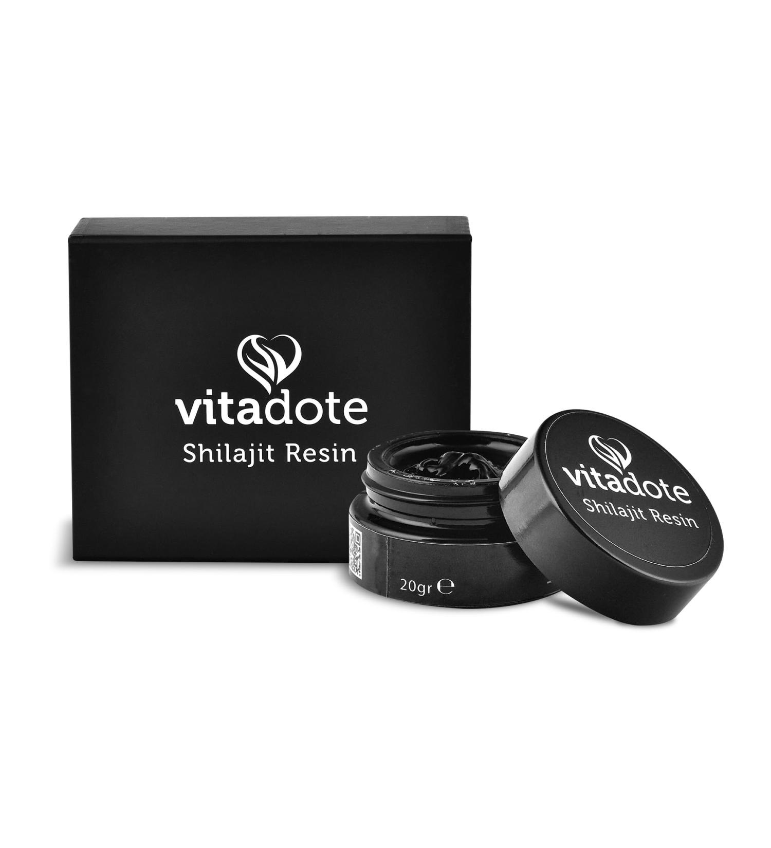 Vitadote Shilajit Resin (20g) - Himalayan and Altai Origin Pure and Authentic Mumijo - Natural Detox Global Vitality and Inner Beauty. - Buy Online on GoSupps.com