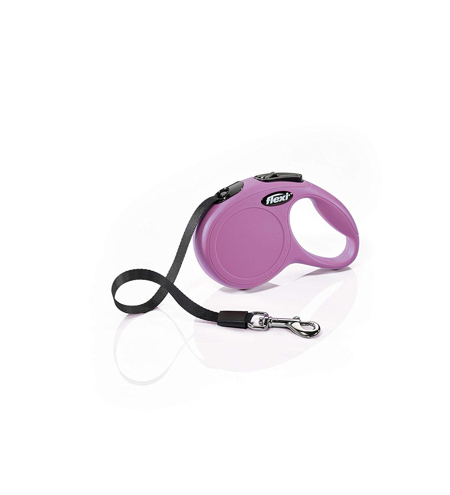 Buy Flexi Retractable Dog Leash 3m Extra Small Pink Rose - Perfect for Small Dogs | Shop Internationally - Buy Online on GoSupps.com